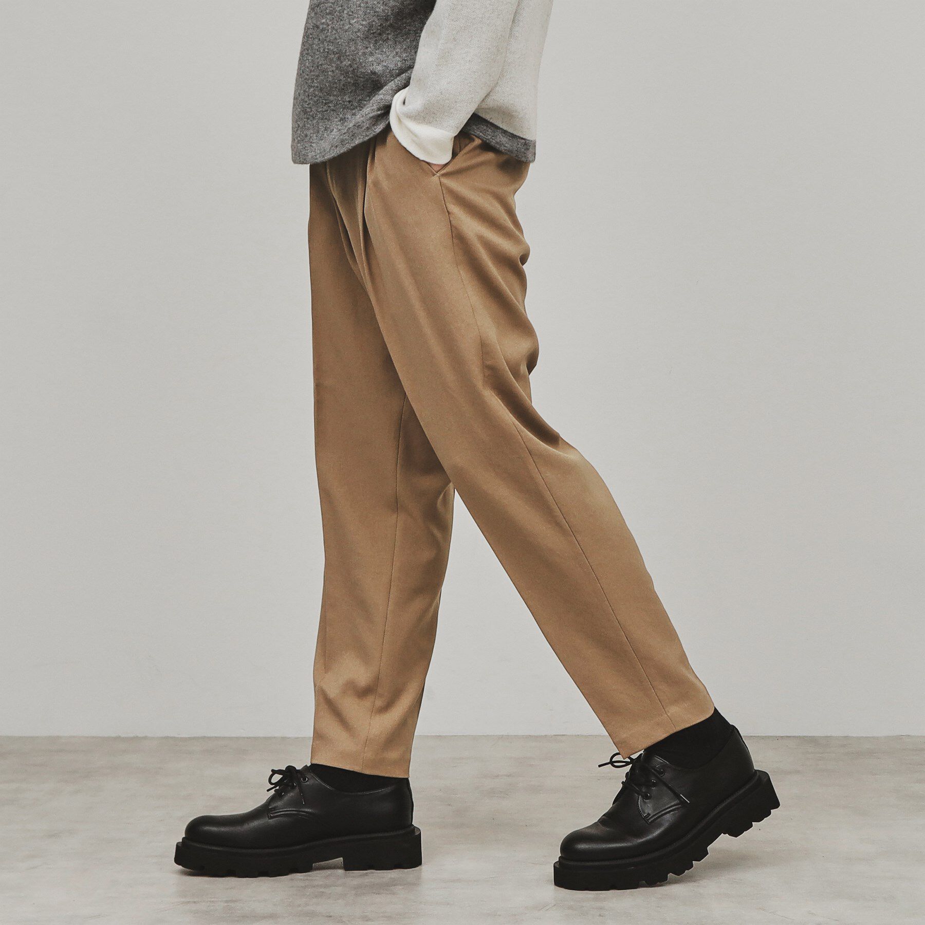 tk.TAKEO KIKUCHI「ポリツイルWテーパードパンツ」|その他|