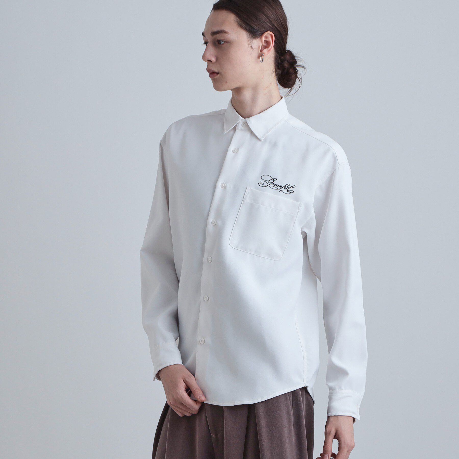 tk.TAKEO KIKUCHI「バックデイジー刺繍シャツ」|シャツ・ブラウス|