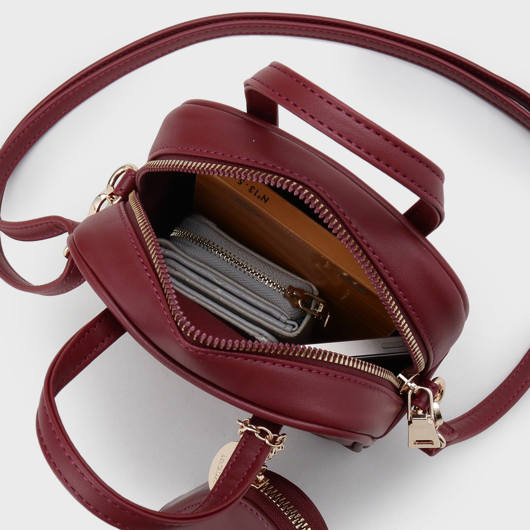 index「【2WAY】ハートポーチ付きミニショルダーバッグ」|ショルダー・メッセンジャー|