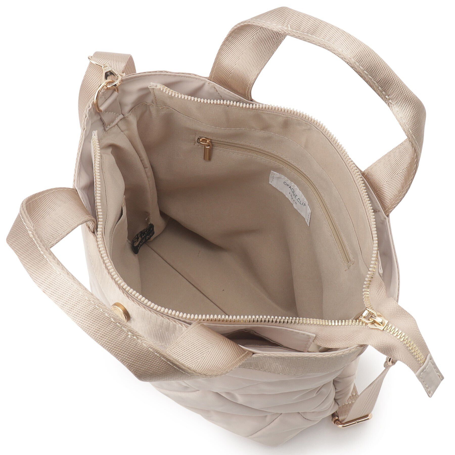 OPAQUE.CLIP「【2WAY】トライアングルミドルトートバッグ」|トートバッグ|