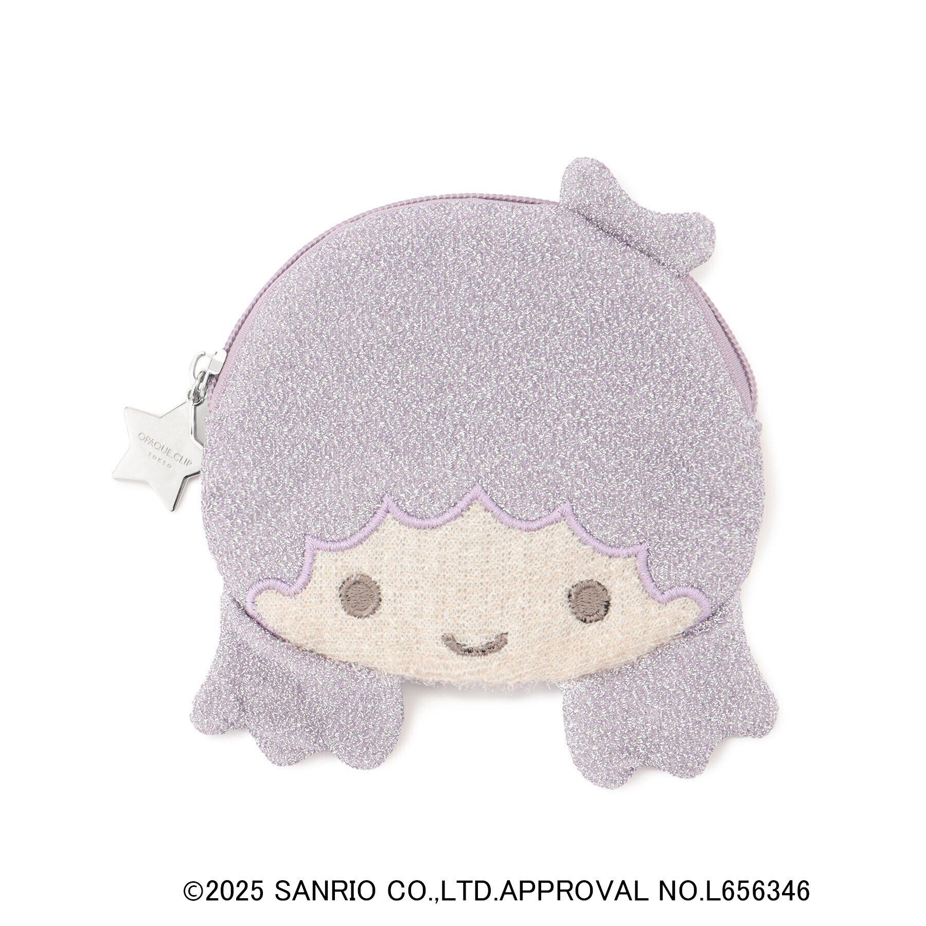 OPAQUE.CLIP「【リトルツインスターズコラボ】キキ＆ララ ララフェイス型フラットポーチ」|ポーチ|