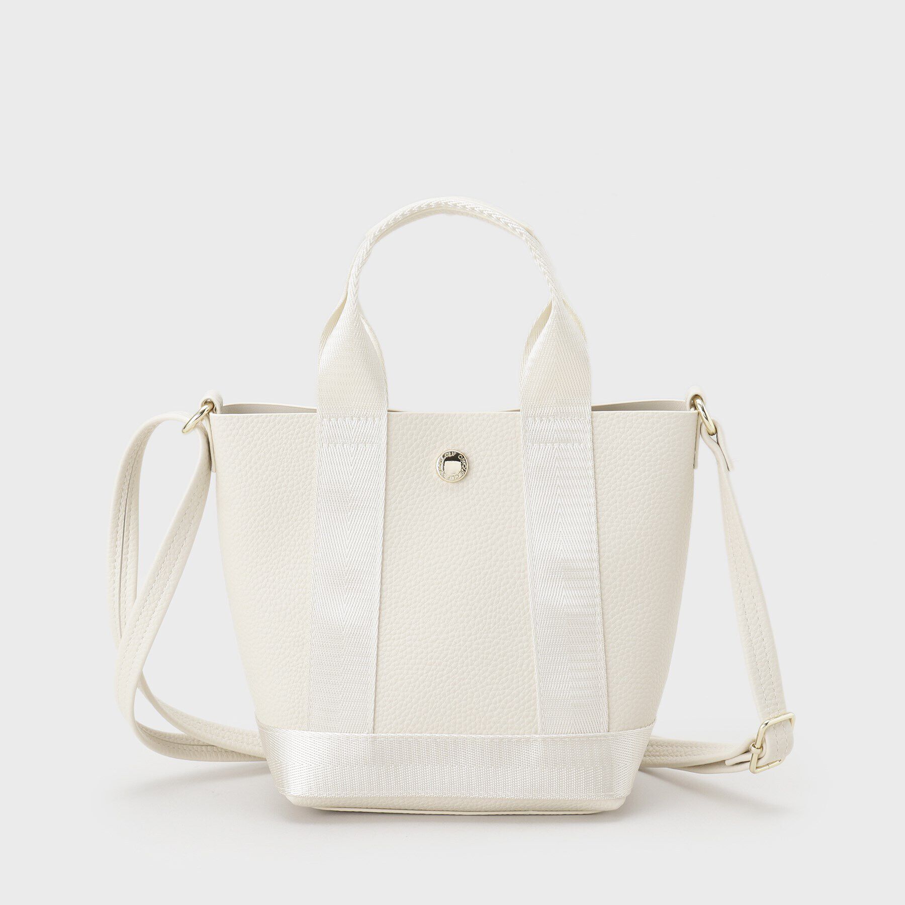 OPAQUE.CLIP「【長さ調整可能】シュリンク合皮コンビミニショルダーバッグ」|ショルダー・メッセンジャー|