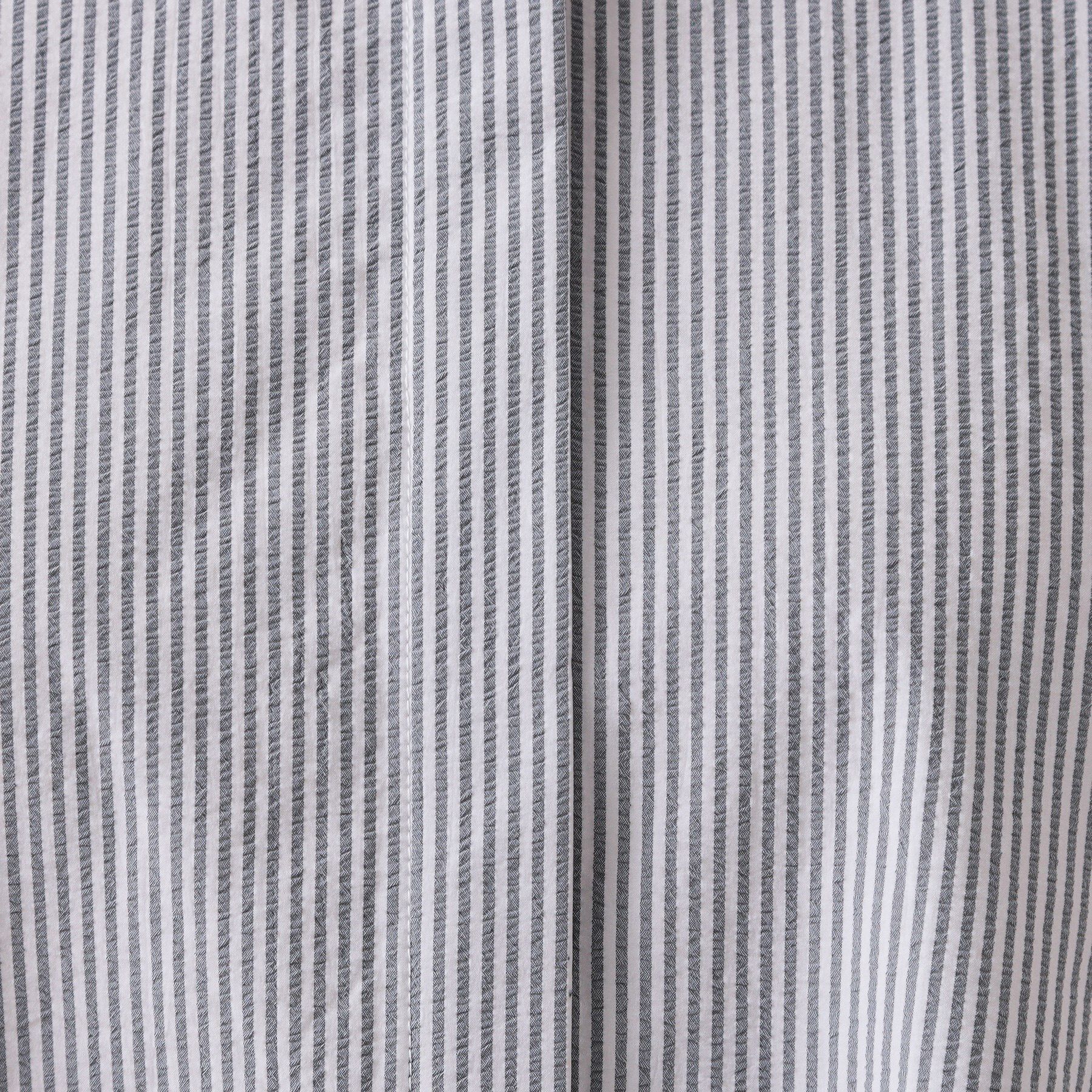 OPAQUE.CLIP「サッカーストライプペプラムブラウス【吸水速乾/イージーアイロン/洗濯機洗い可】」|シャツ・ブラウス|