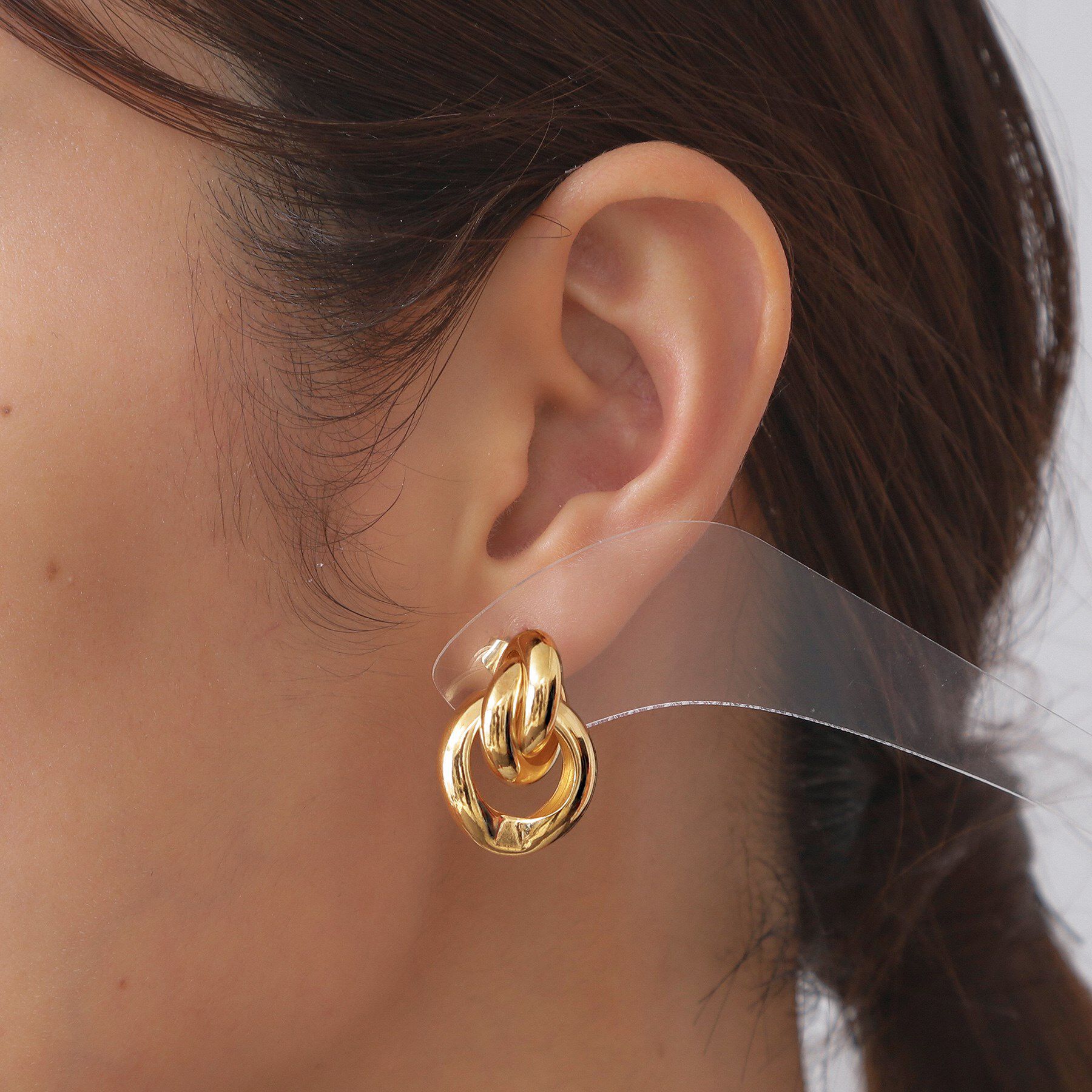 OPAQUE.CLIP「メタルリングピアス」|ピアス|