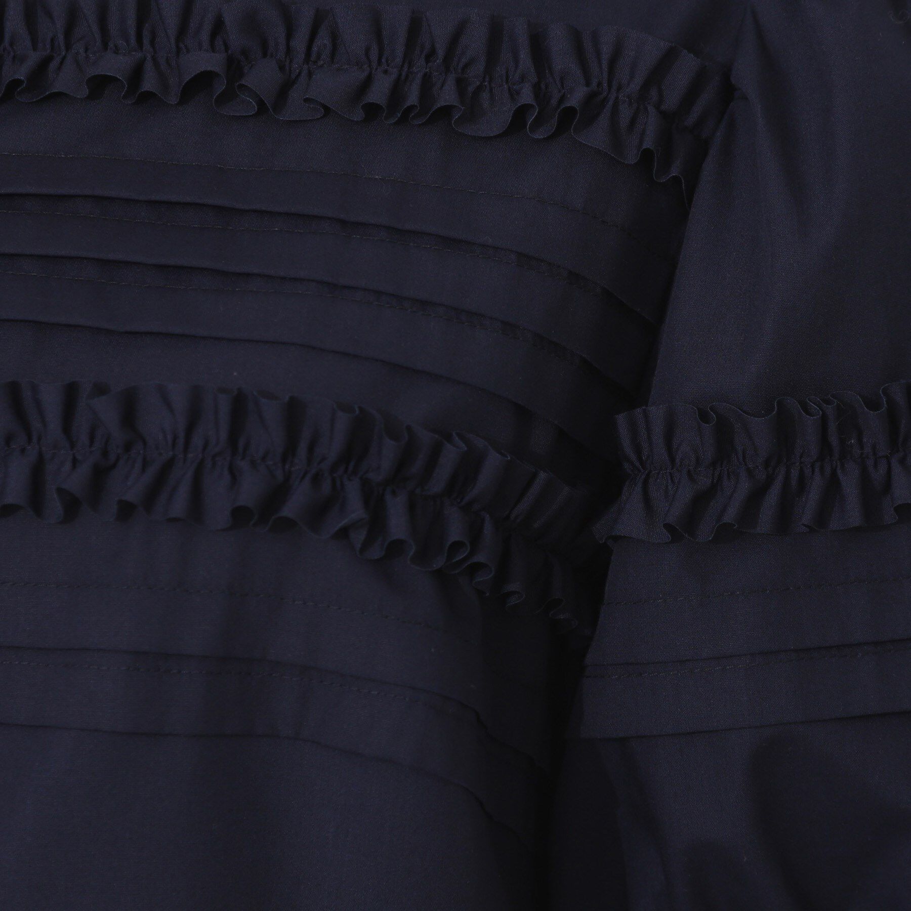 Couture broach「エシカルコットン タック＆フリルワンピース」|ワンピース|