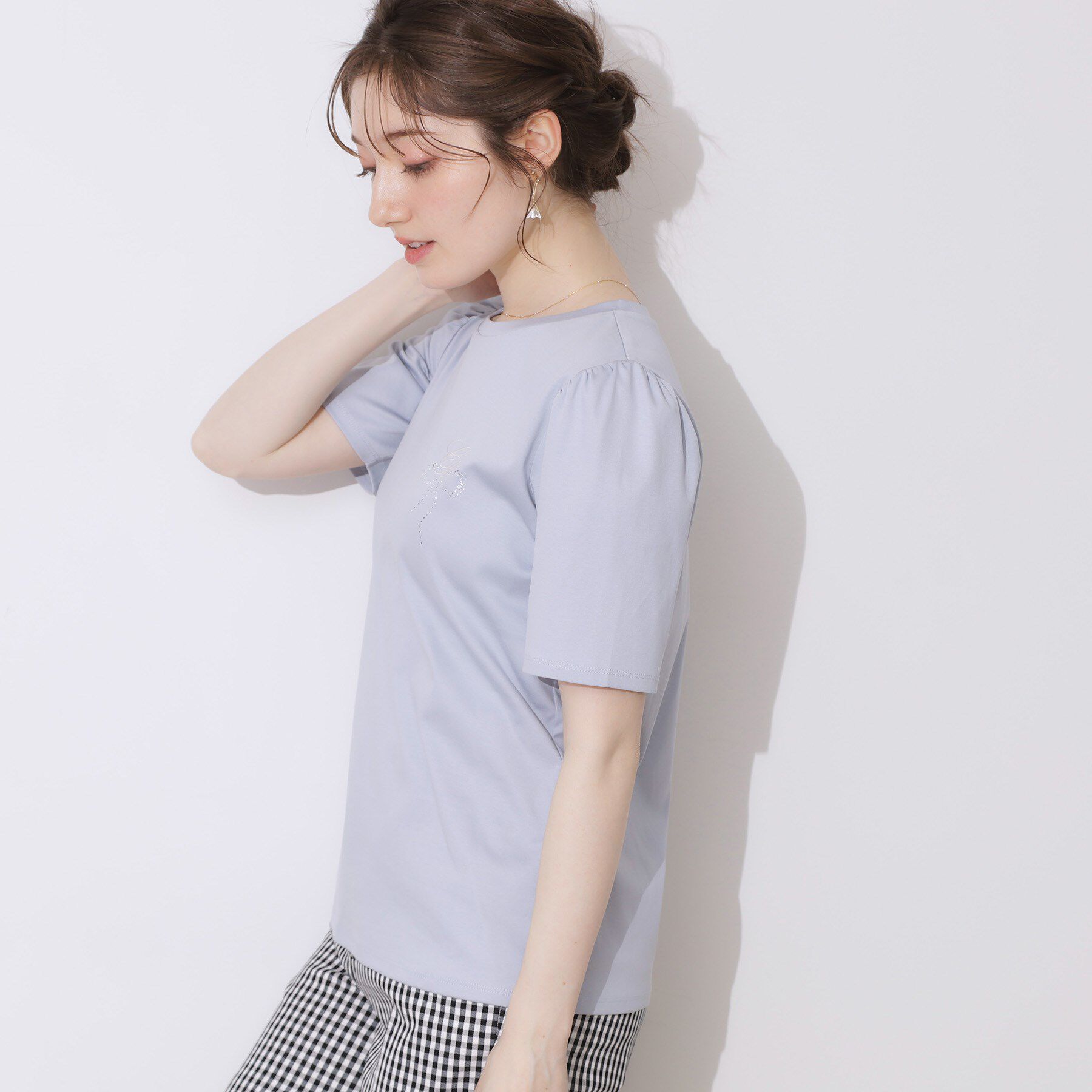 Couture broach「【接触冷感・UV・マシンウォッシャブル】60CBロゴT」|Tシャツ・カットソー|