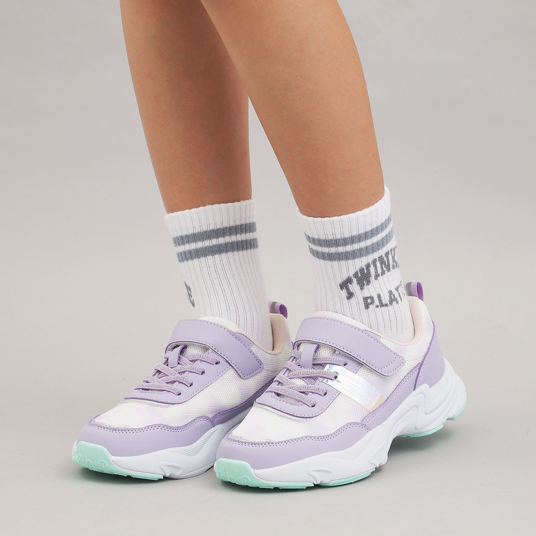 PINK-latte「ベロクロスニーカー」|スニーカー|