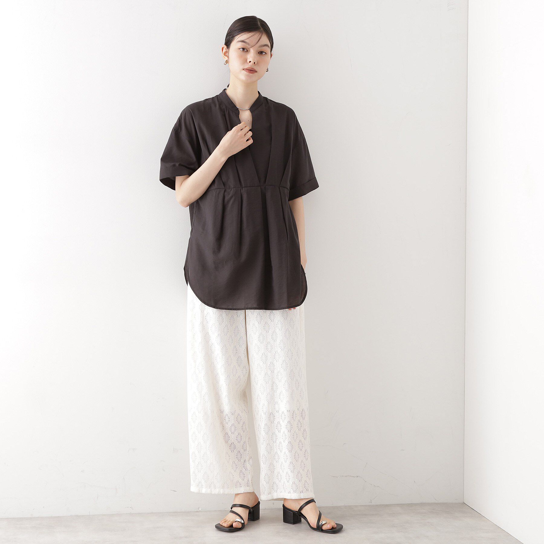 THE SHOP TK「ウエストタックチュニック【体型カバー/洗濯機OK】」|シャツ・ブラウス|