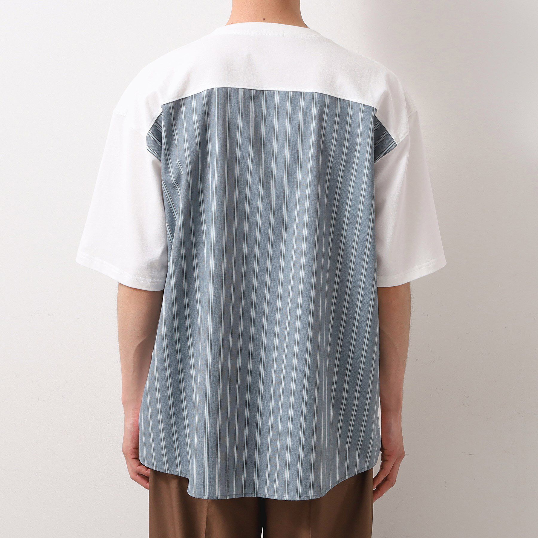 THE SHOP TK「エシカルブロード切替Tシャツ」|Tシャツ・カットソー|