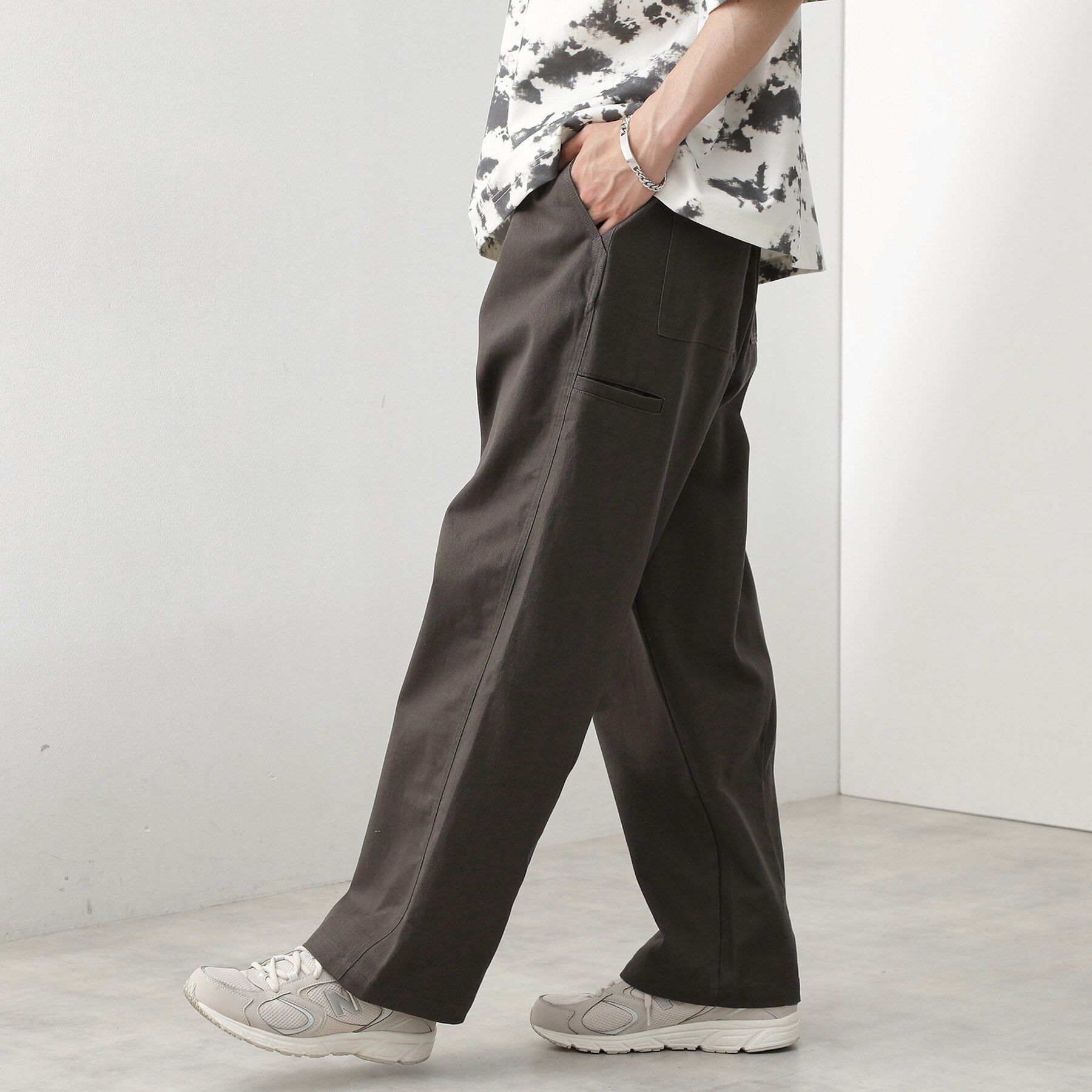 THE SHOP TK「ツイルチノワイドパンツ」|その他|