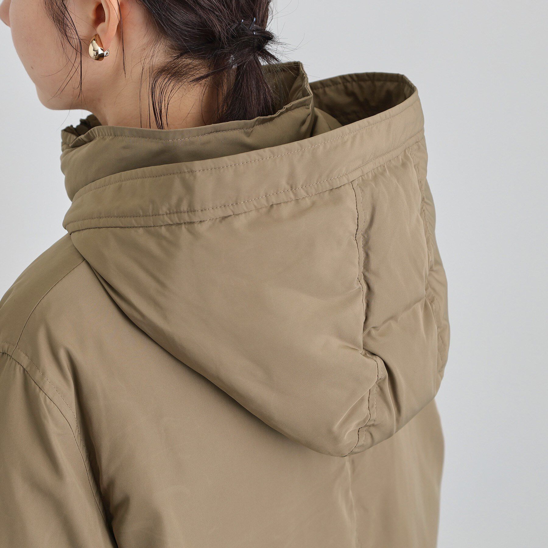 THE SHOP TK「【ぎゅっとされているような暖かさ】撥水中綿ブルゾン」|ダウン|