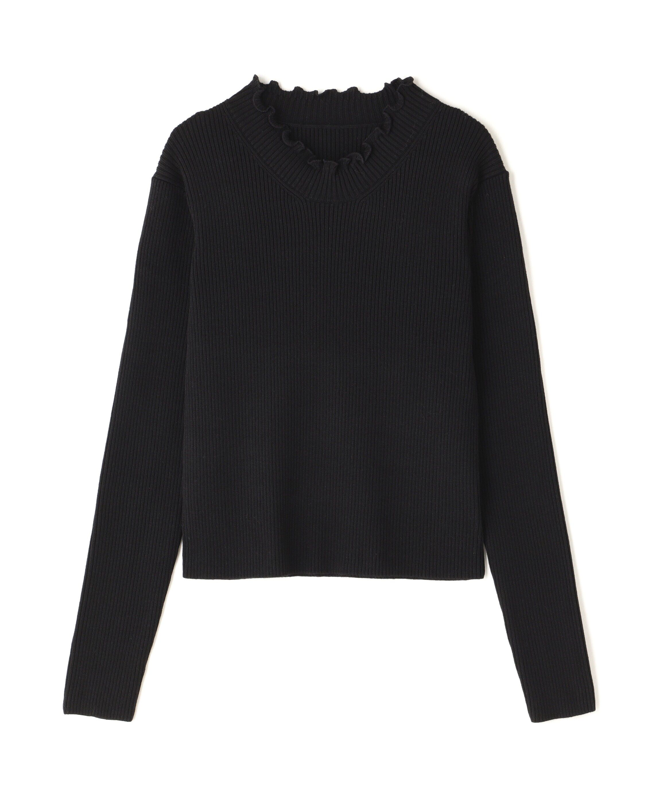  「メローネックリブニット」|ニット・セーター|