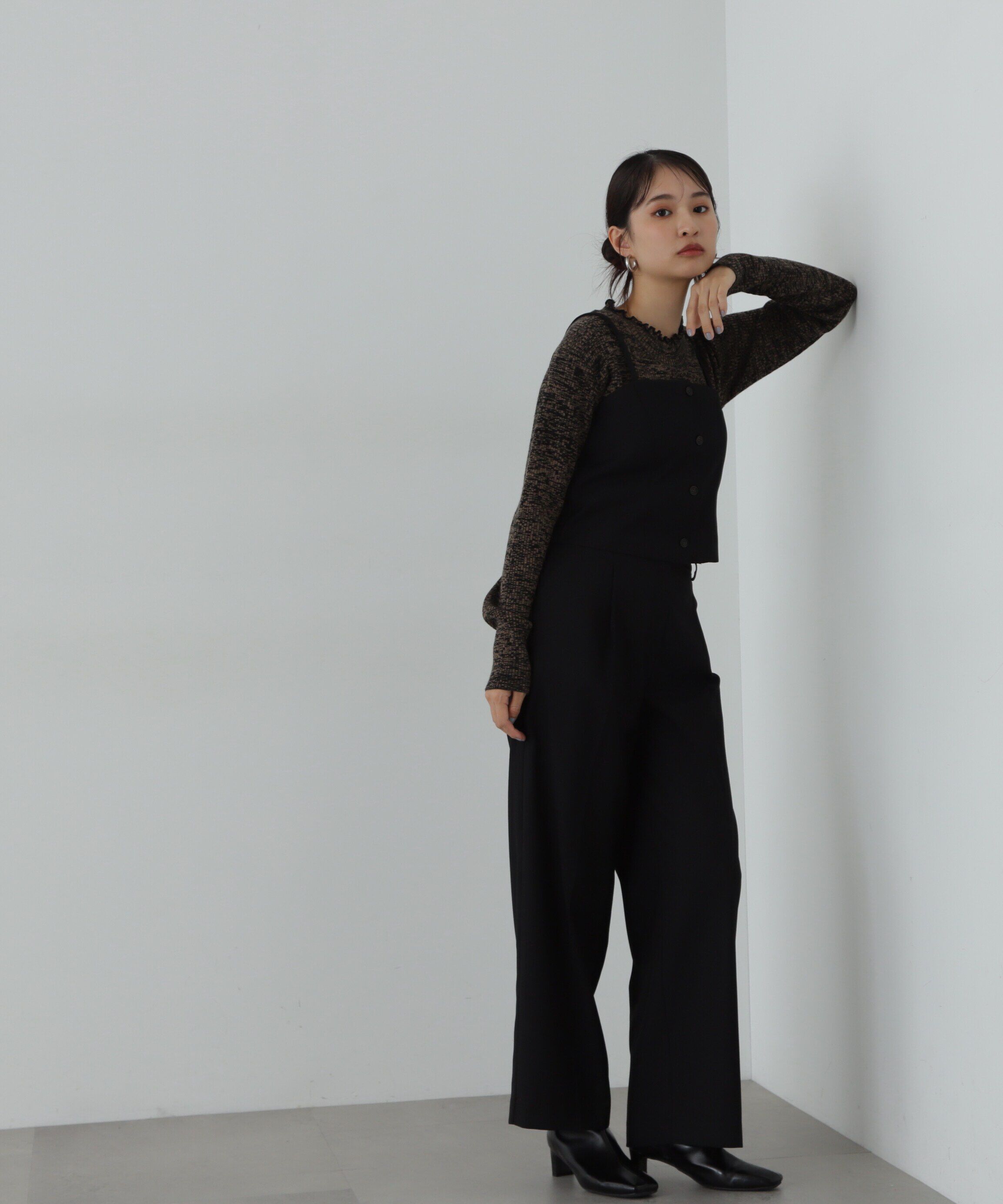  「メローネックリブニット」|ニット・セーター|