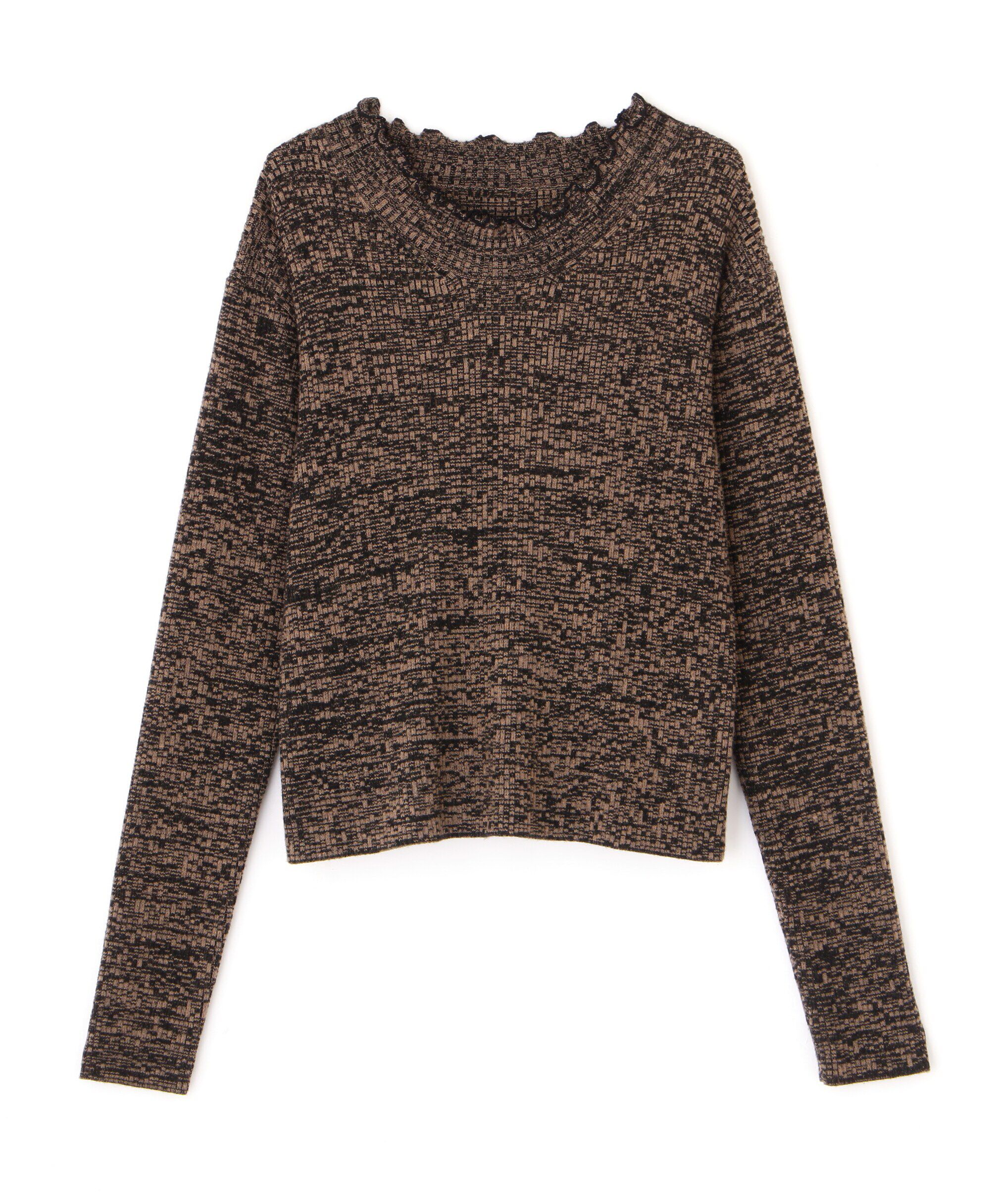  「メローネックリブニット」|ニット・セーター|