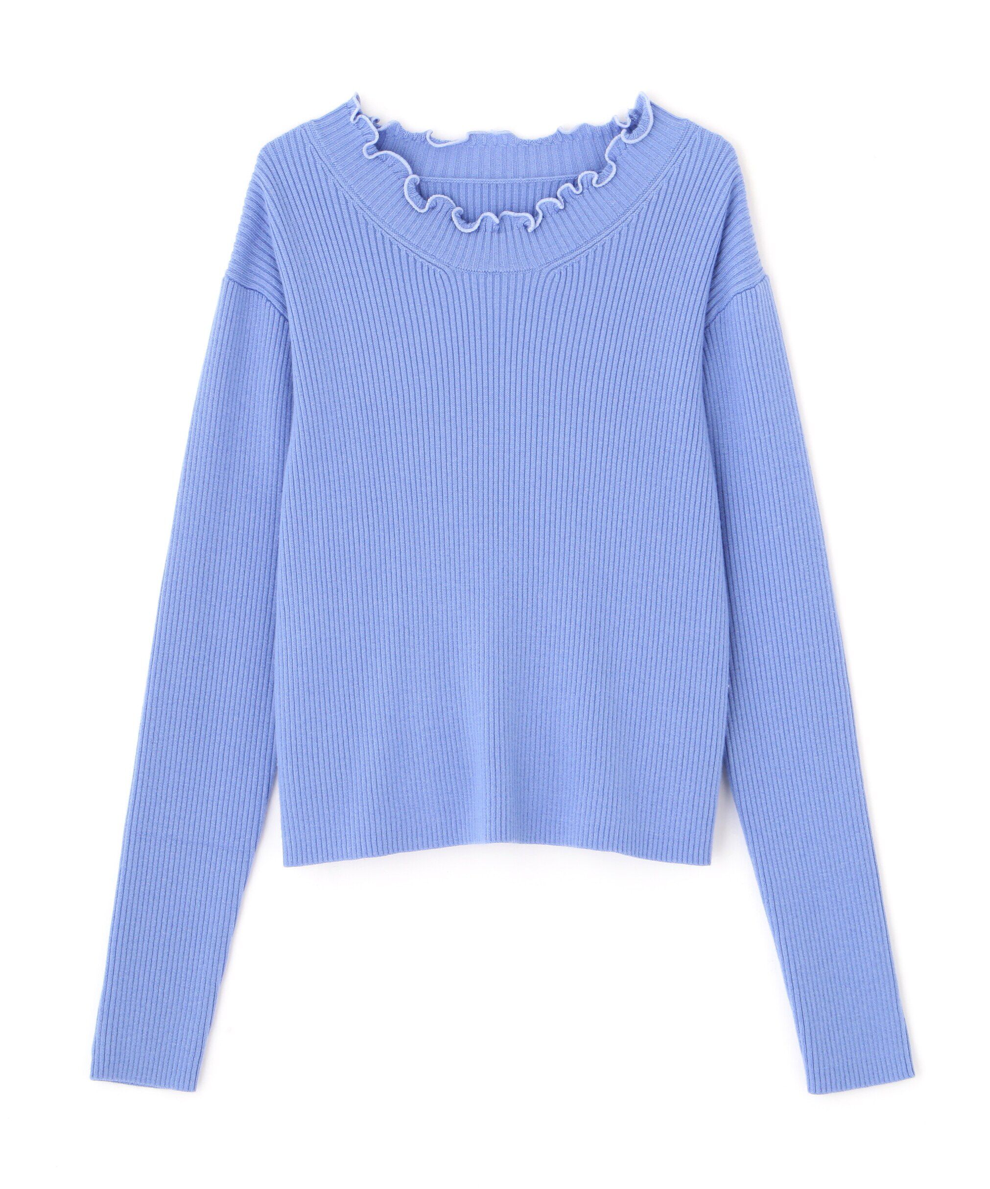  「メローネックリブニット」|ニット・セーター|