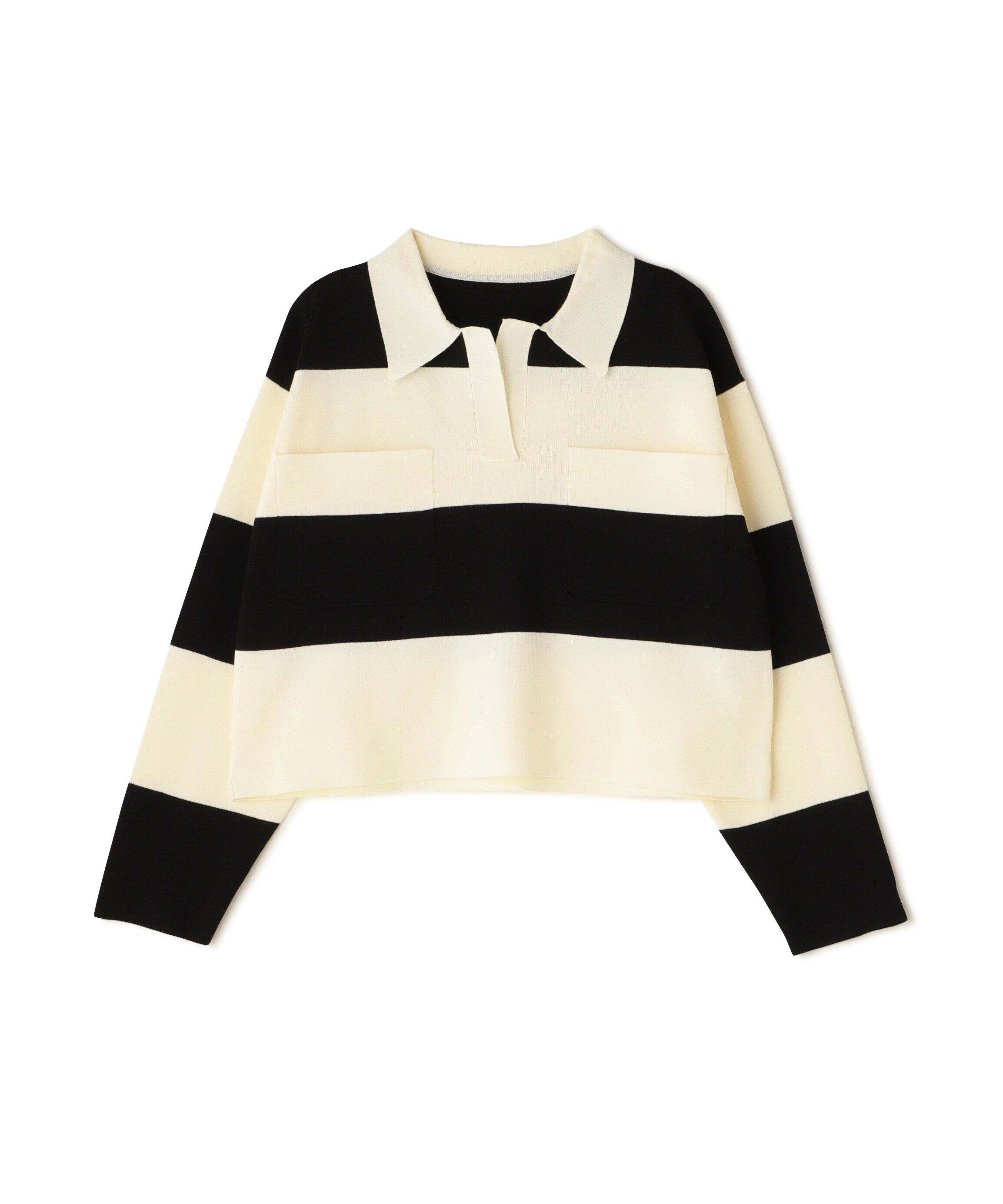  「ワイドボーダーニット」|ニット・セーター|