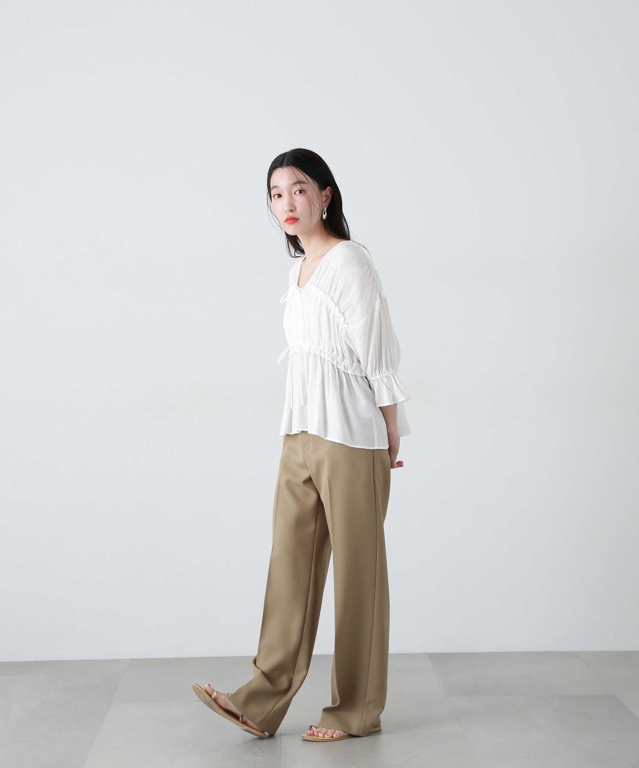  「センタープレスツイルトラウザー」|その他|