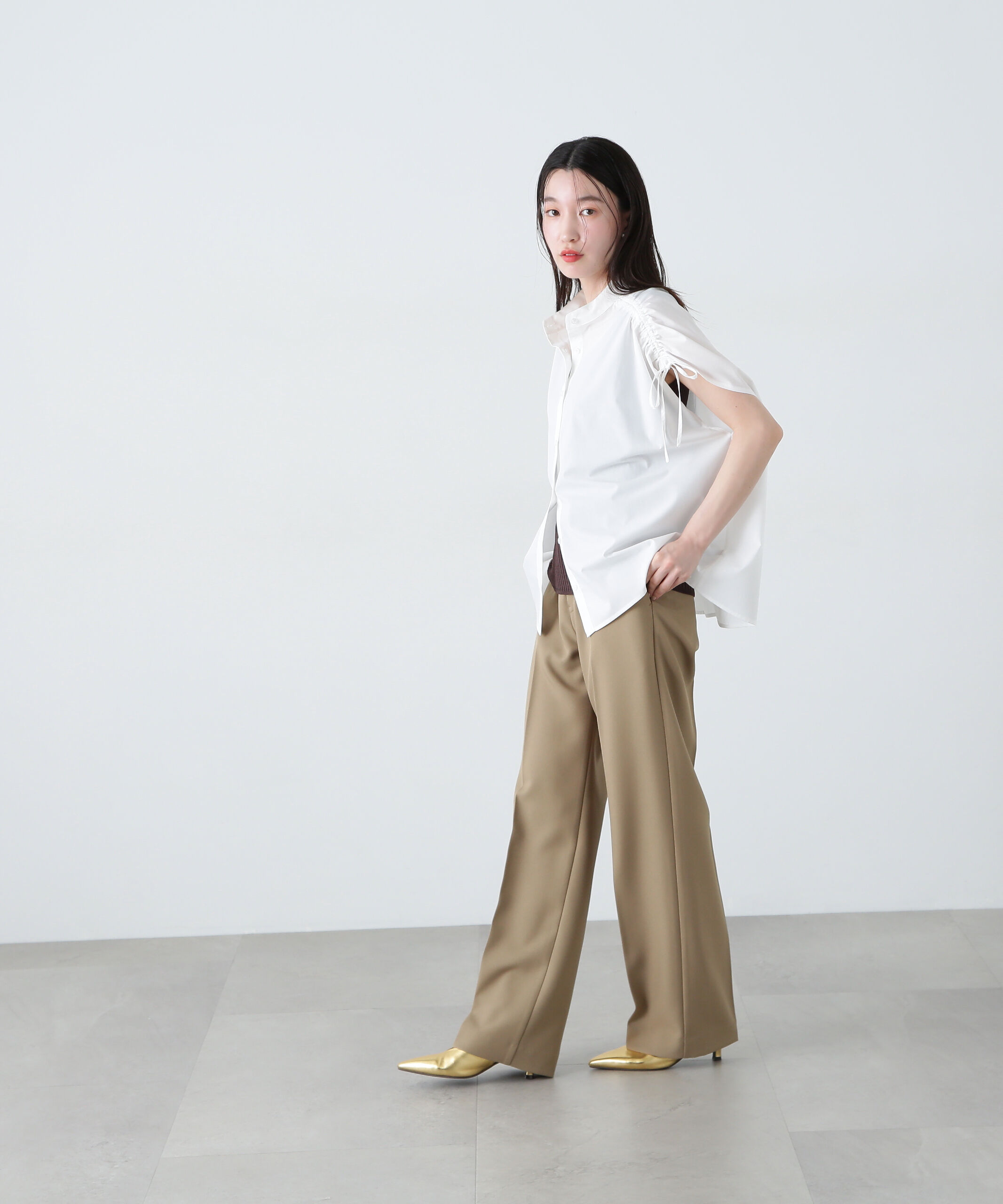  「センタープレスツイルトラウザー」|その他|