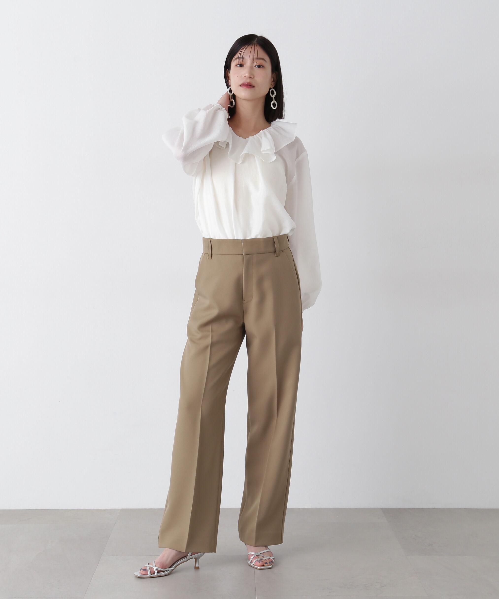  「センタープレスツイルトラウザー」|その他|