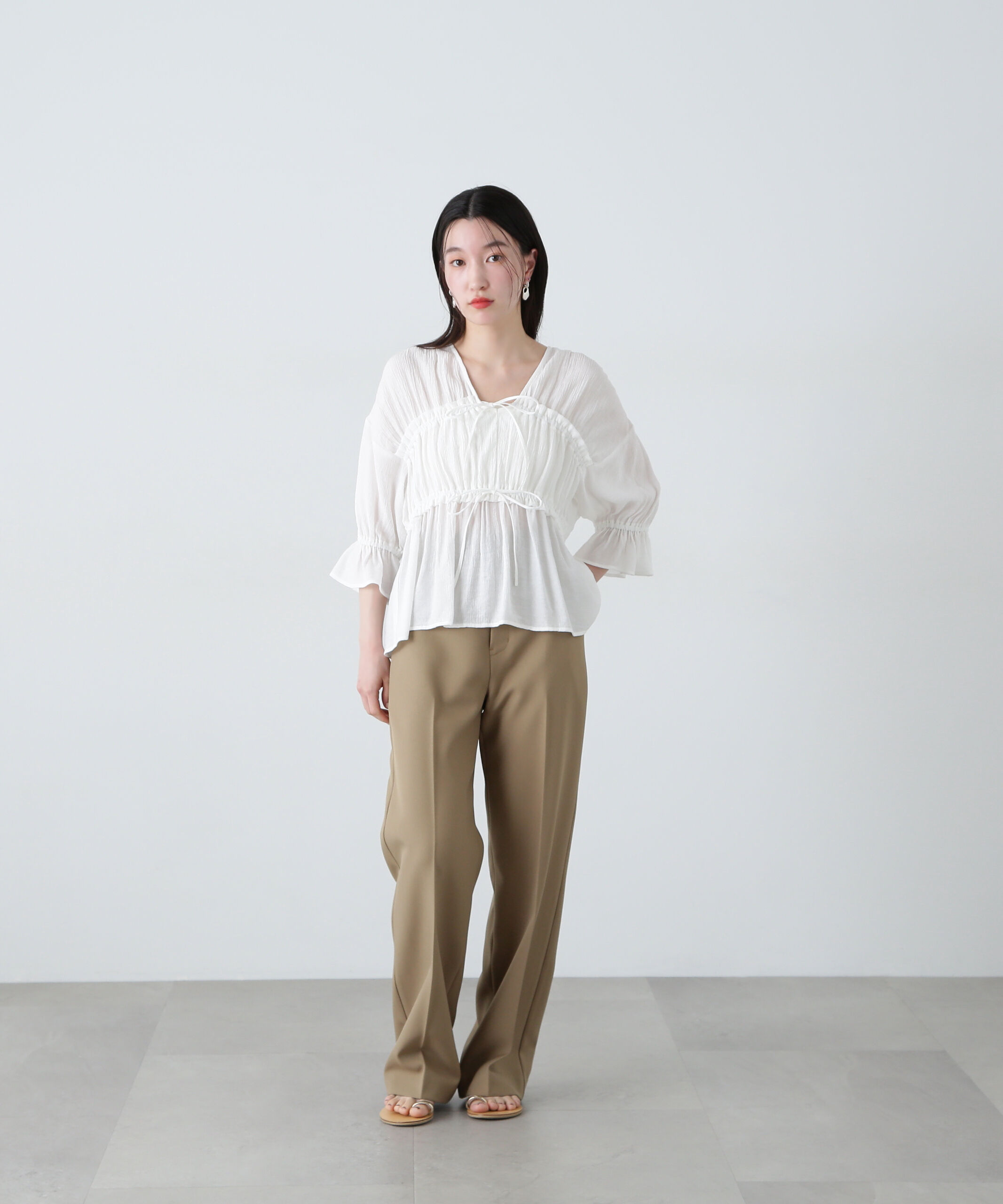  「センタープレスツイルトラウザー」|その他|