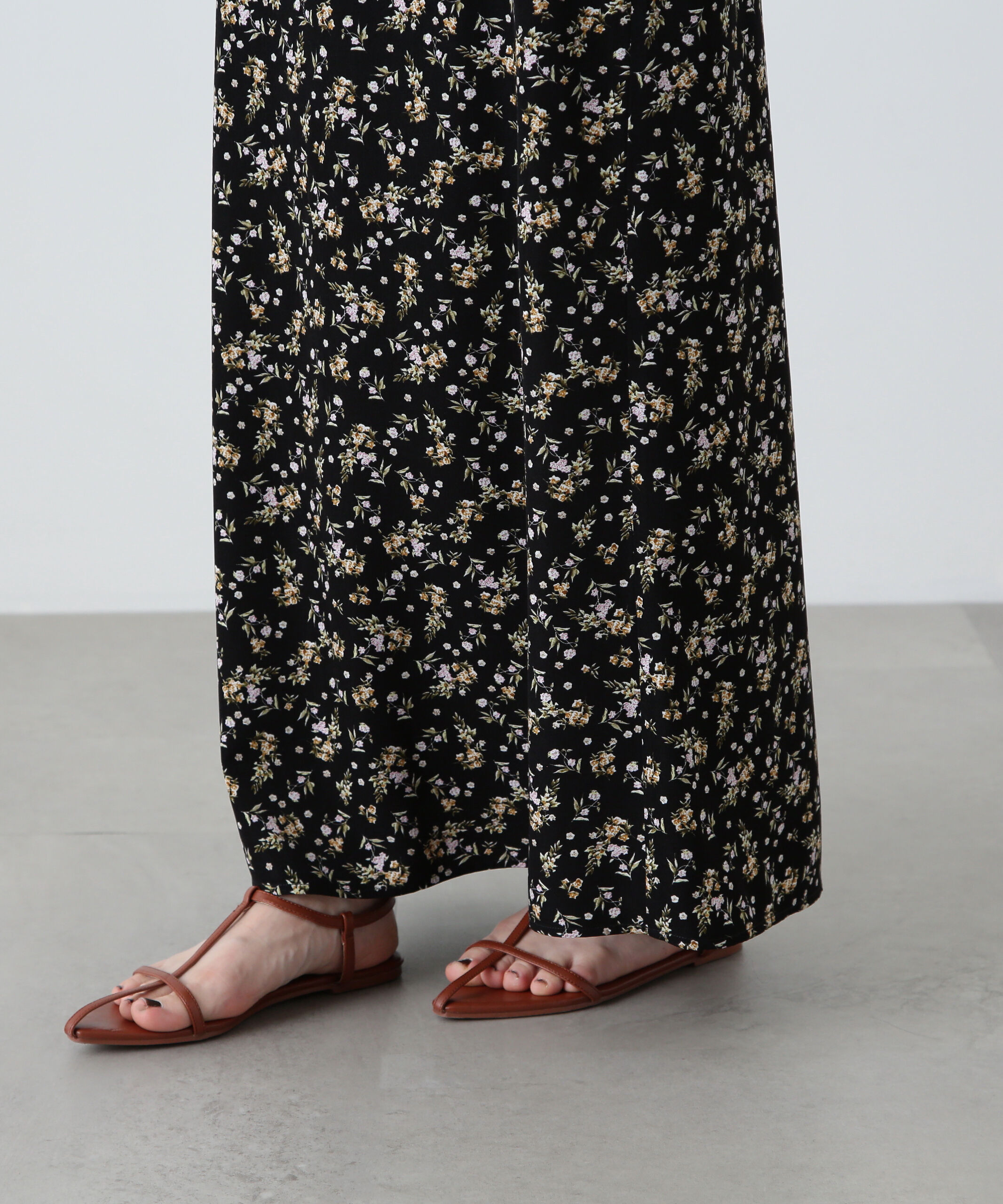  「小花柄スカート」|スカート|