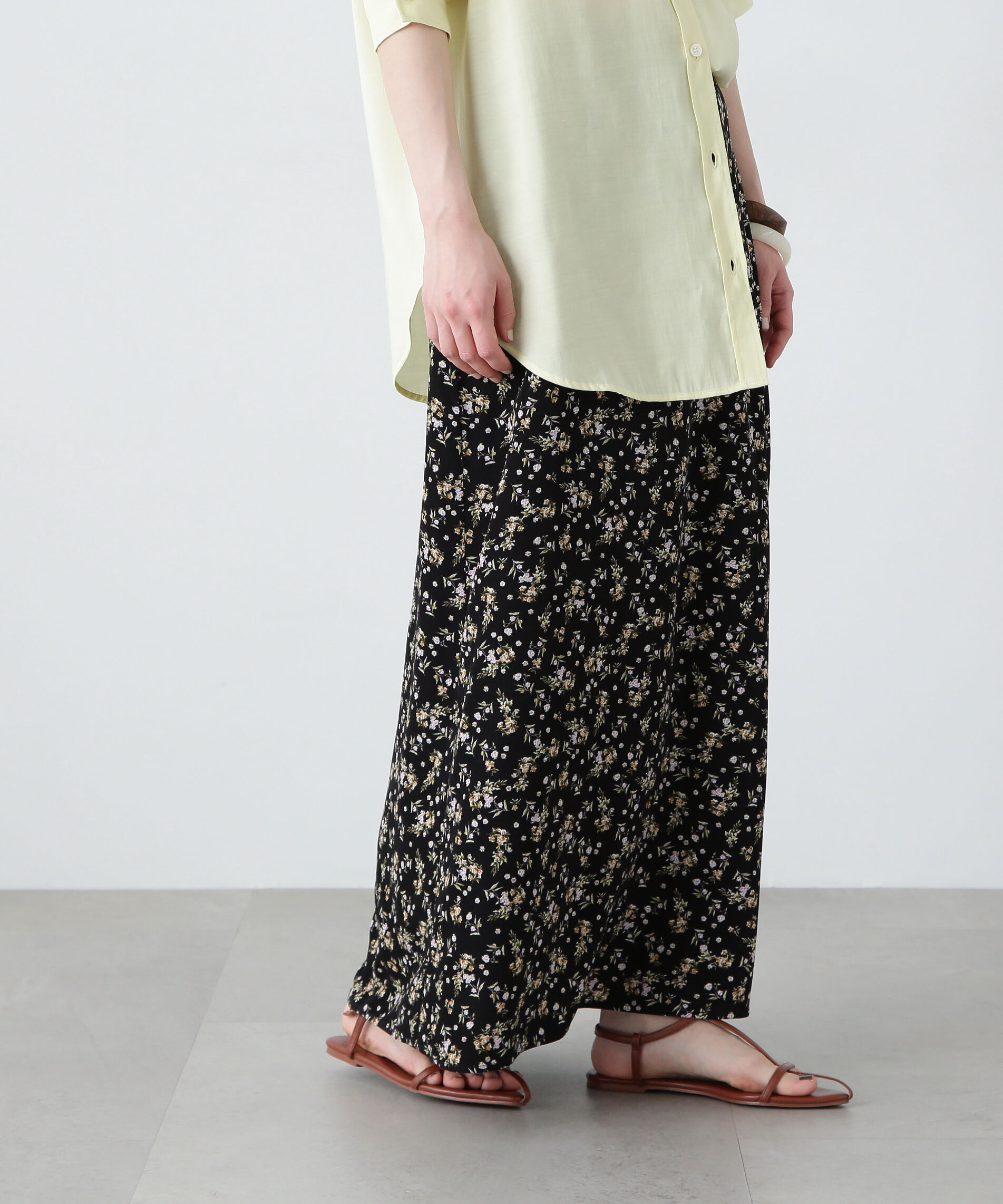  「小花柄スカート」|スカート|