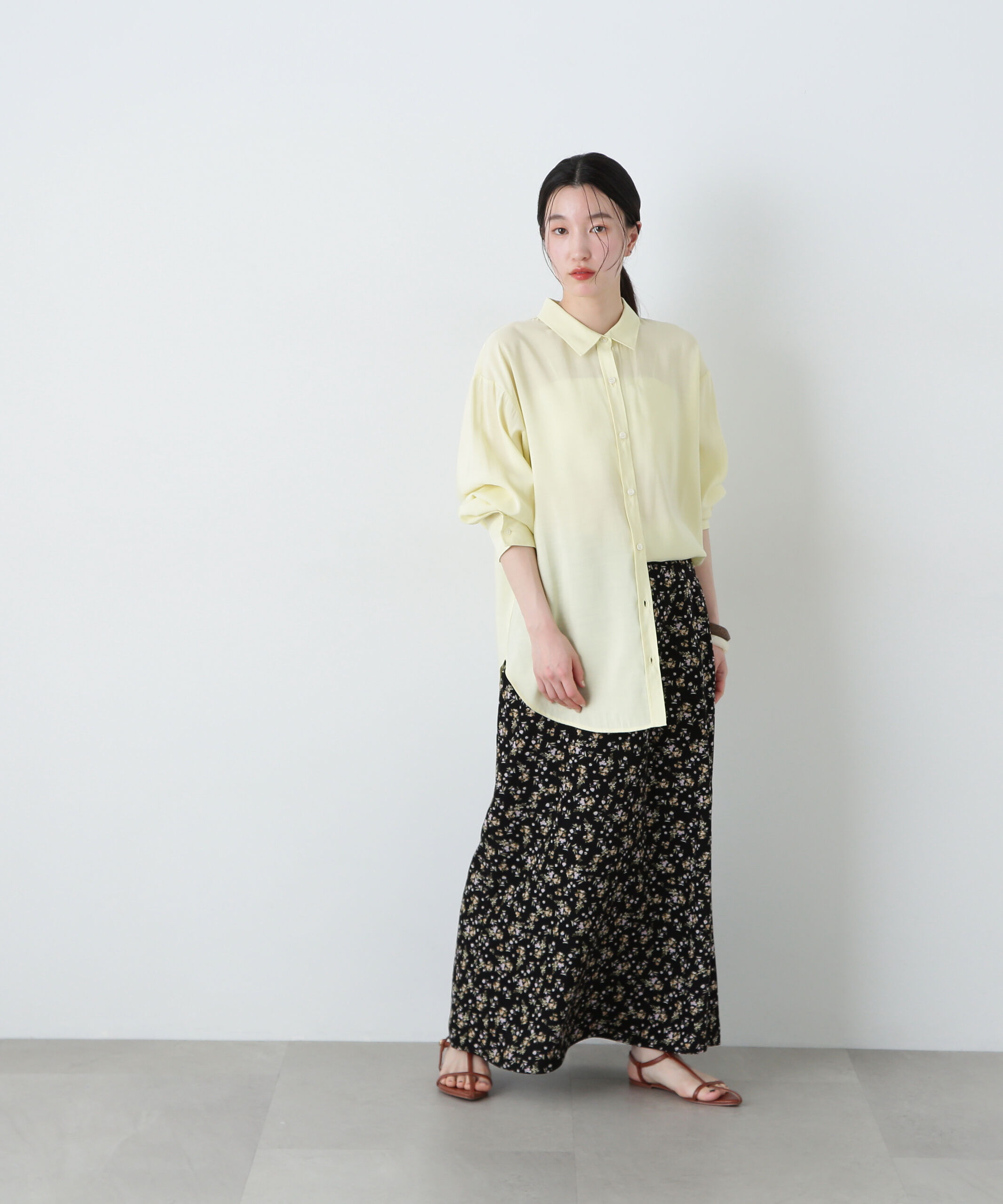  「小花柄スカート」|スカート|