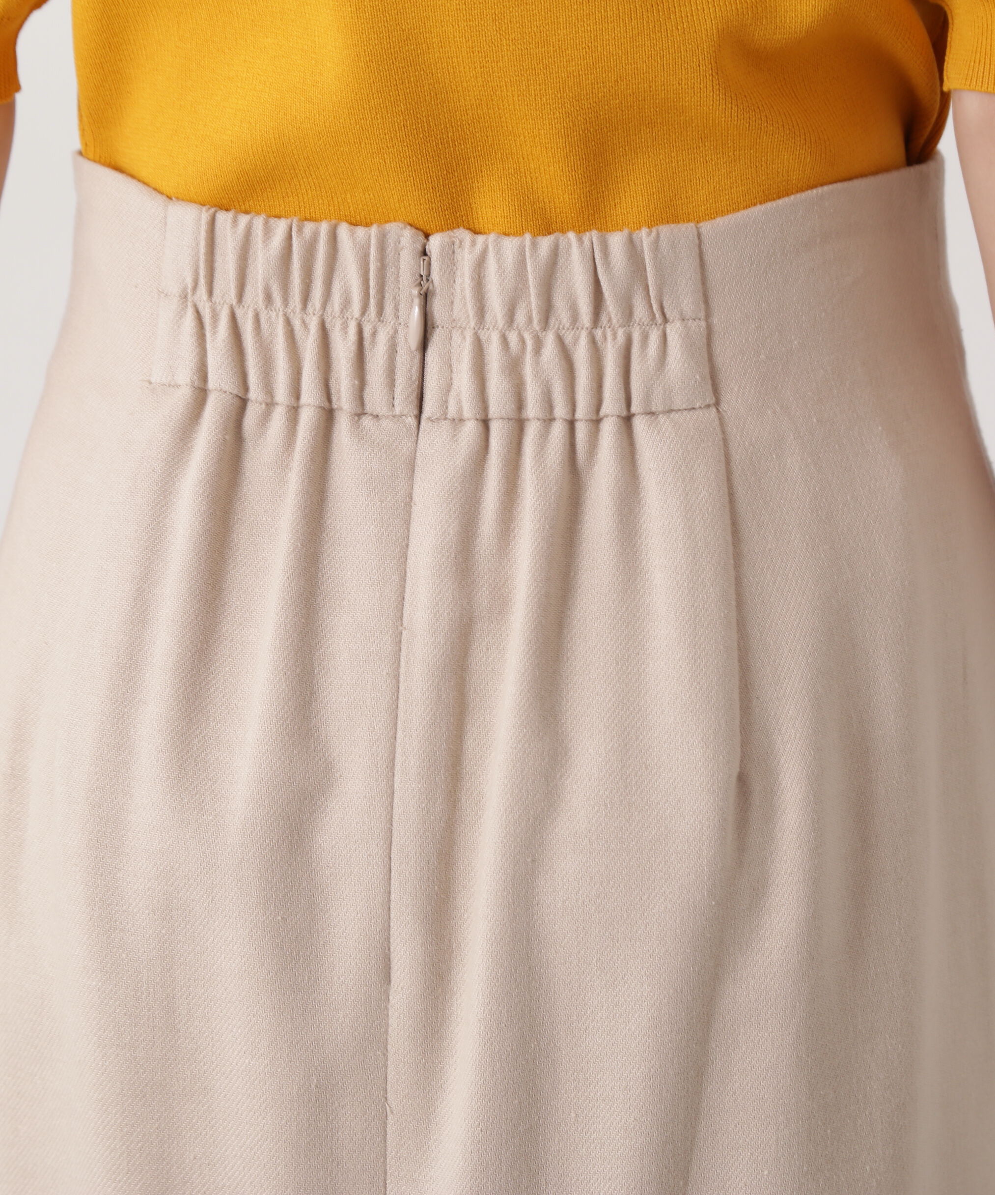  「麻混タイトスカート」|スカート|