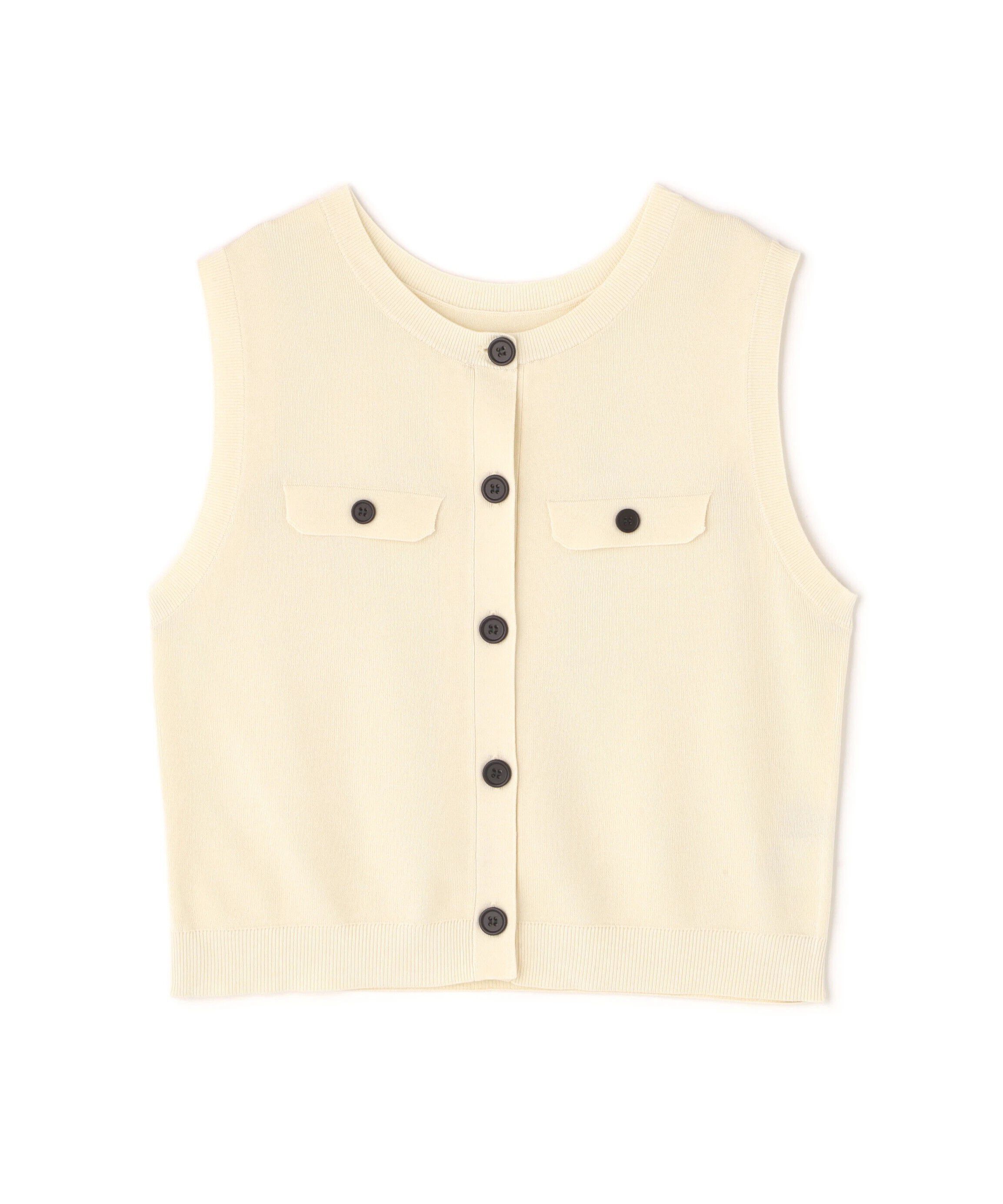  「総針コンパクトニットジレ」|ニット・セーター|