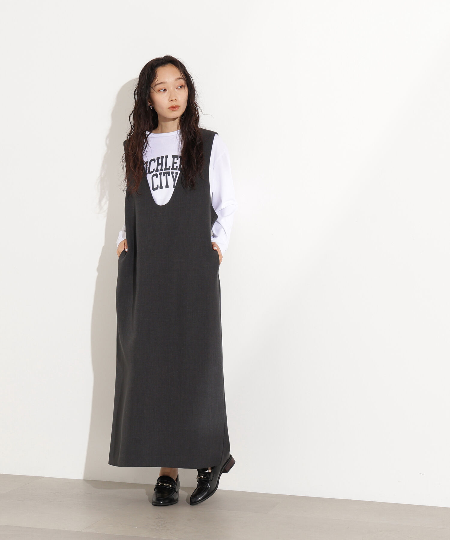  「Uネックナロージャンスカ」|ワンピース|