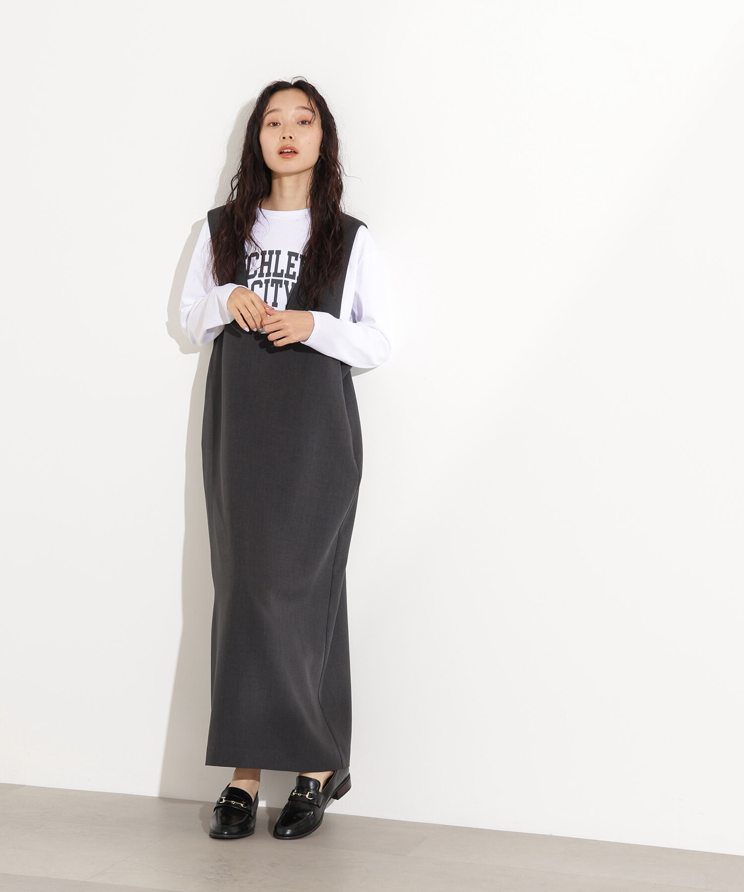  「Uネックナロージャンスカ」|ワンピース|