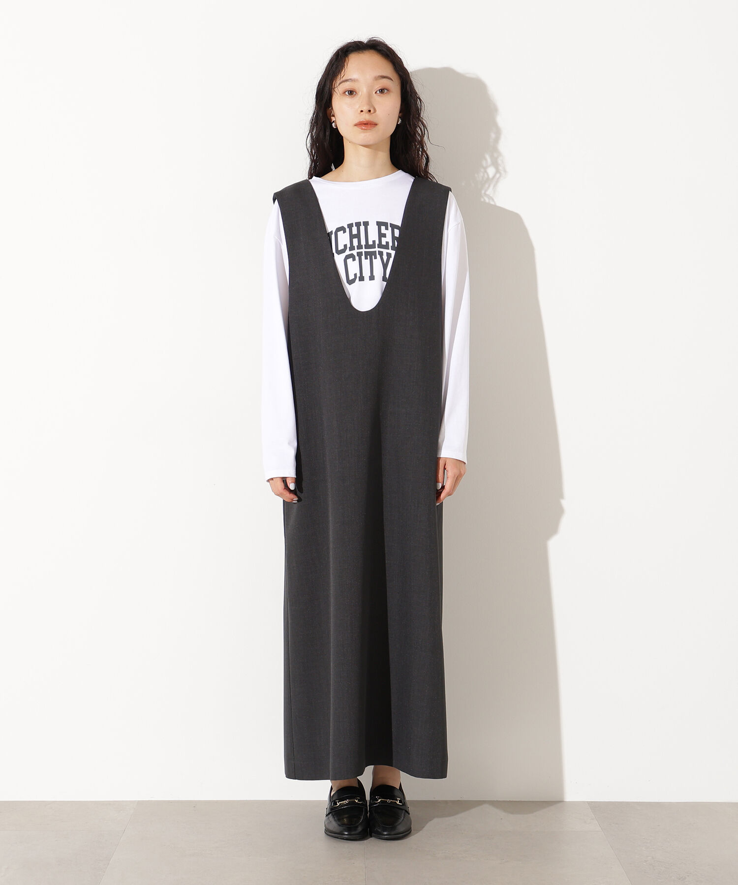  「Uネックナロージャンスカ」|ワンピース|