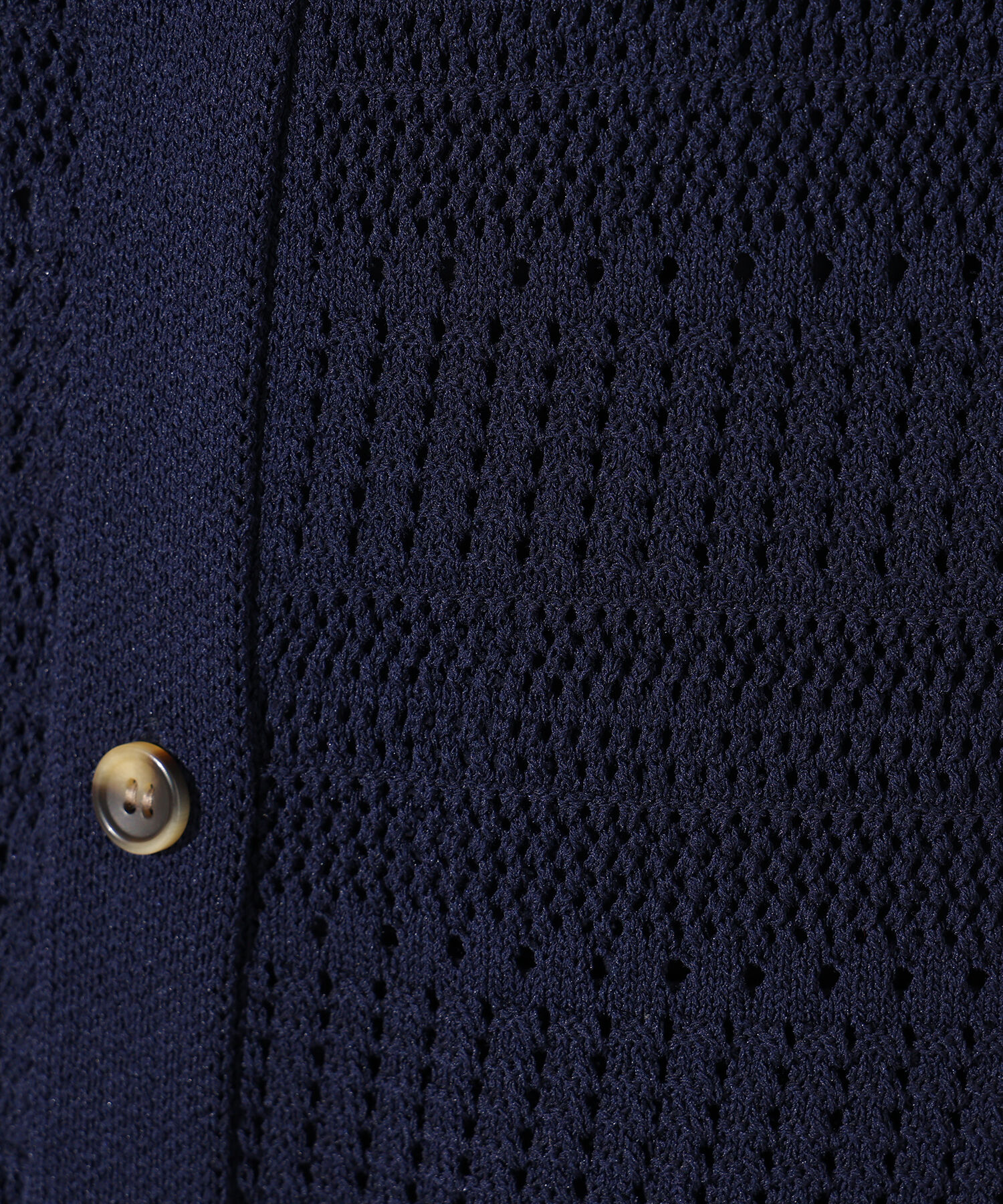  「透かし編みポロニットワンピース」|スカート|