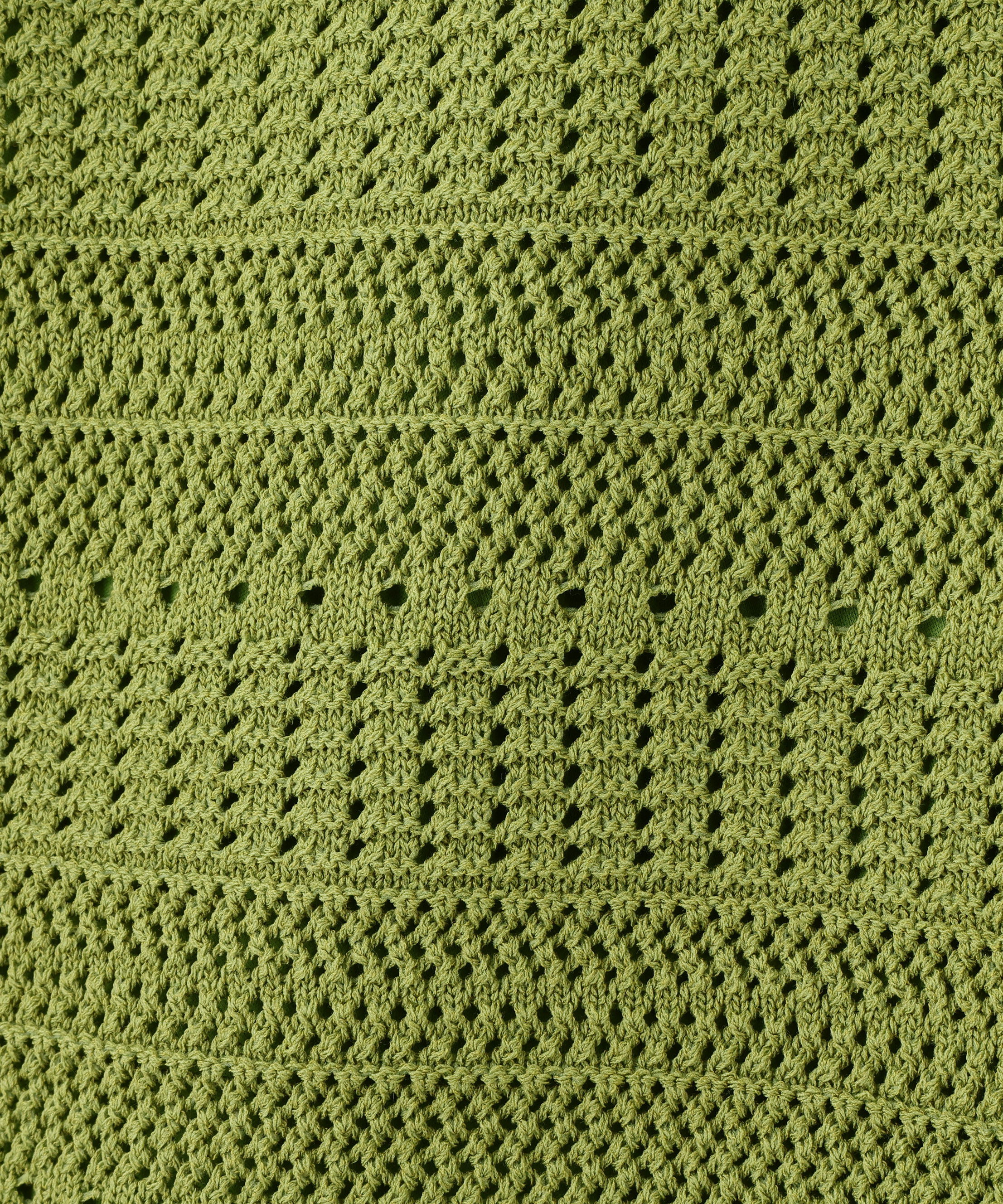  「透かし編みポロニットワンピース」|スカート|