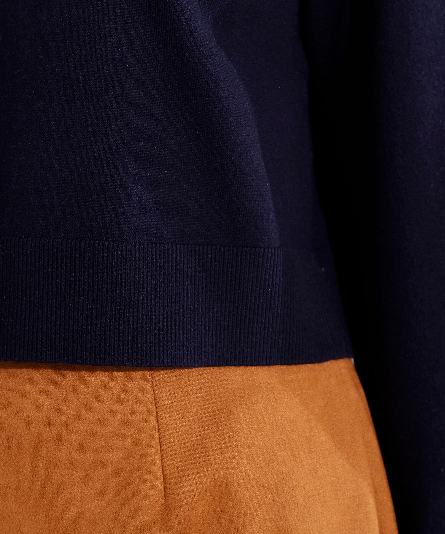  「シアーカフスコンパクトカーデ」|ニット・セーター|