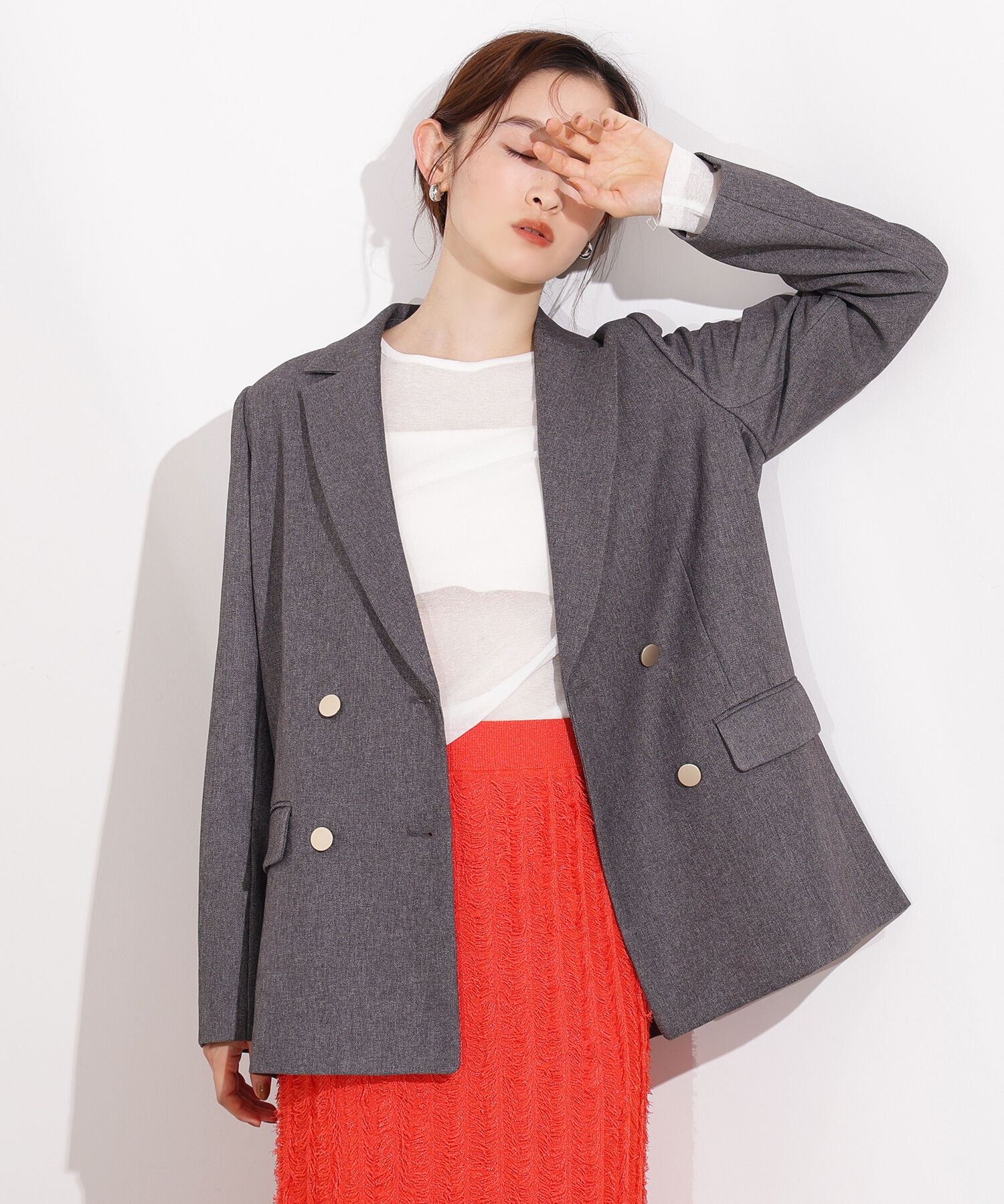  「ダブルブレストテーラードジャケット」|その他|