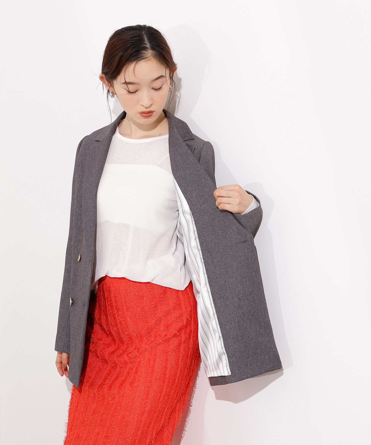  「ダブルブレストテーラードジャケット」|その他|