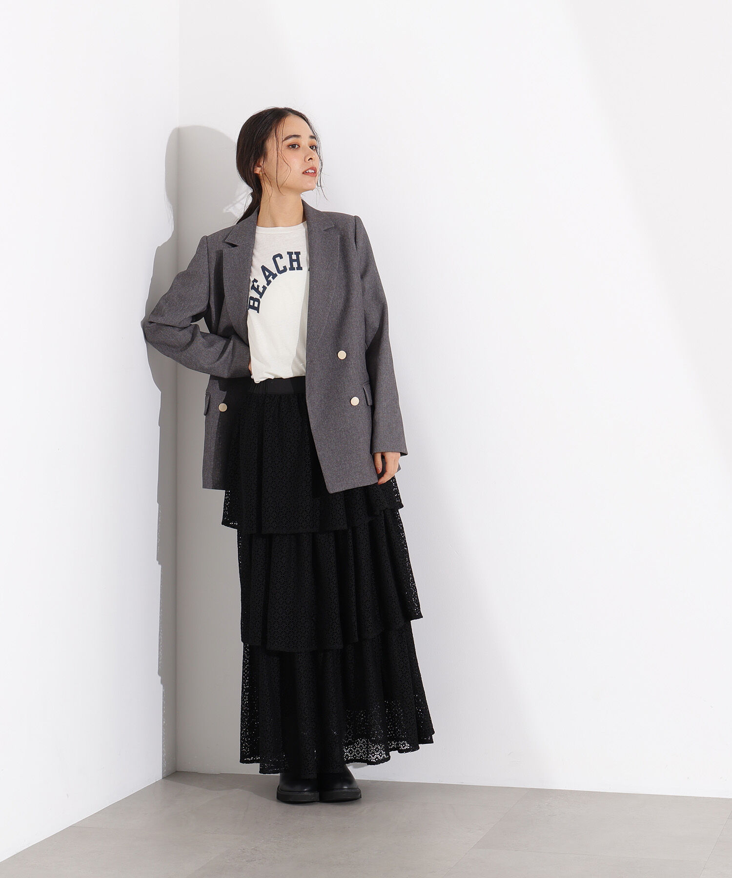  「ダブルブレストテーラードジャケット」|その他|