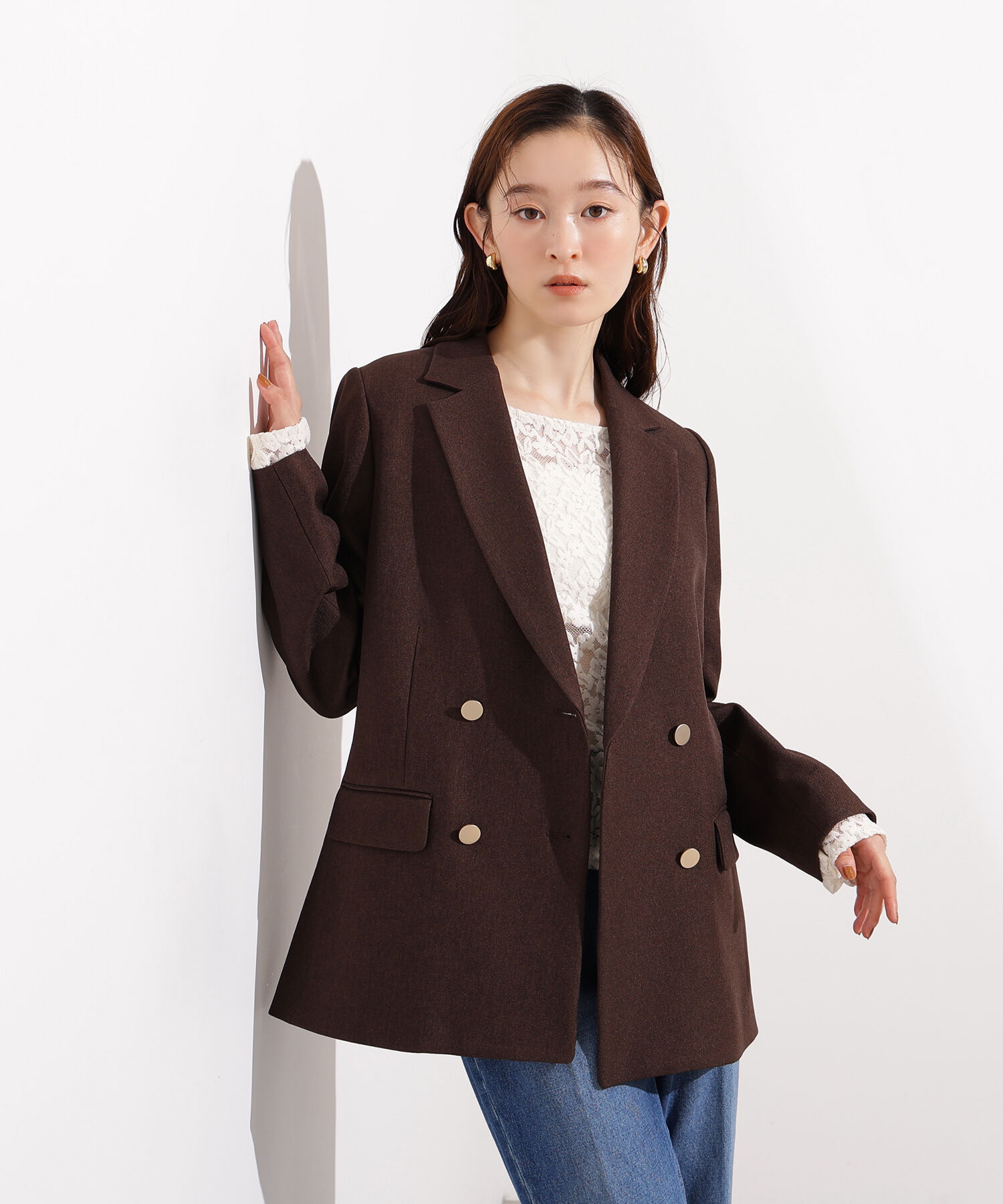  「ダブルブレストテーラードジャケット」|その他|