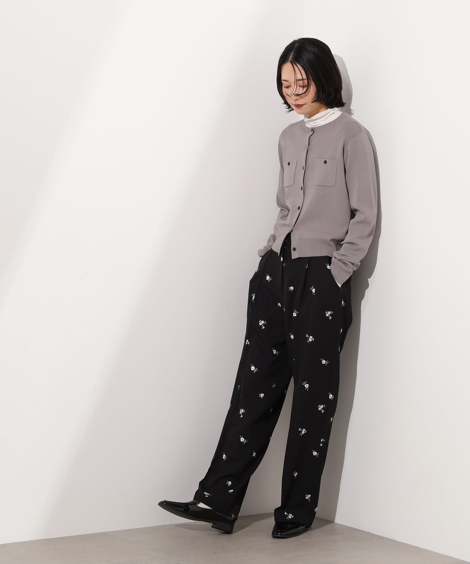  「ベーシックポケットカーディガン」|ニット・セーター|