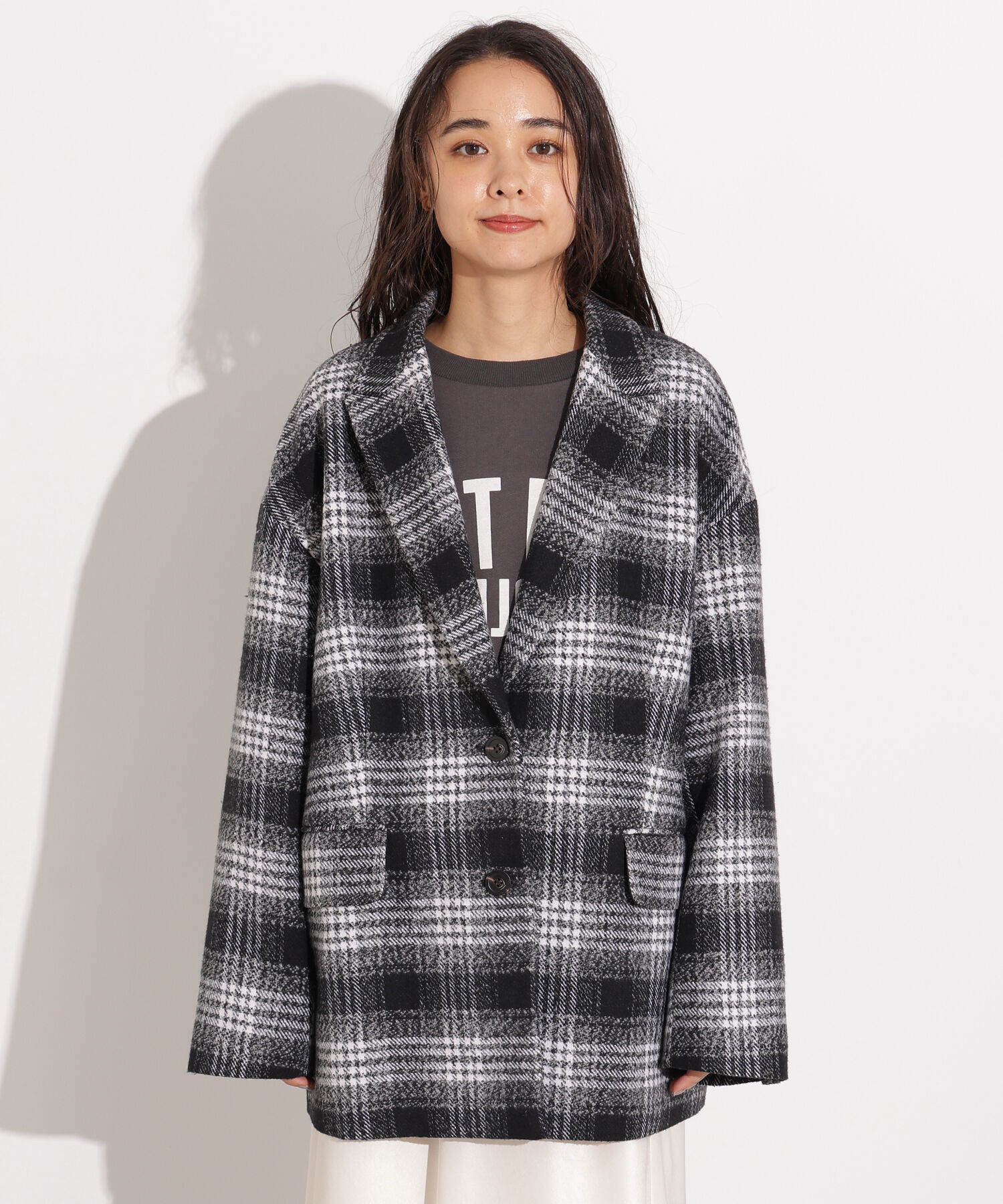  「オーバージャケットコート」|ブルゾン・スタジャン|