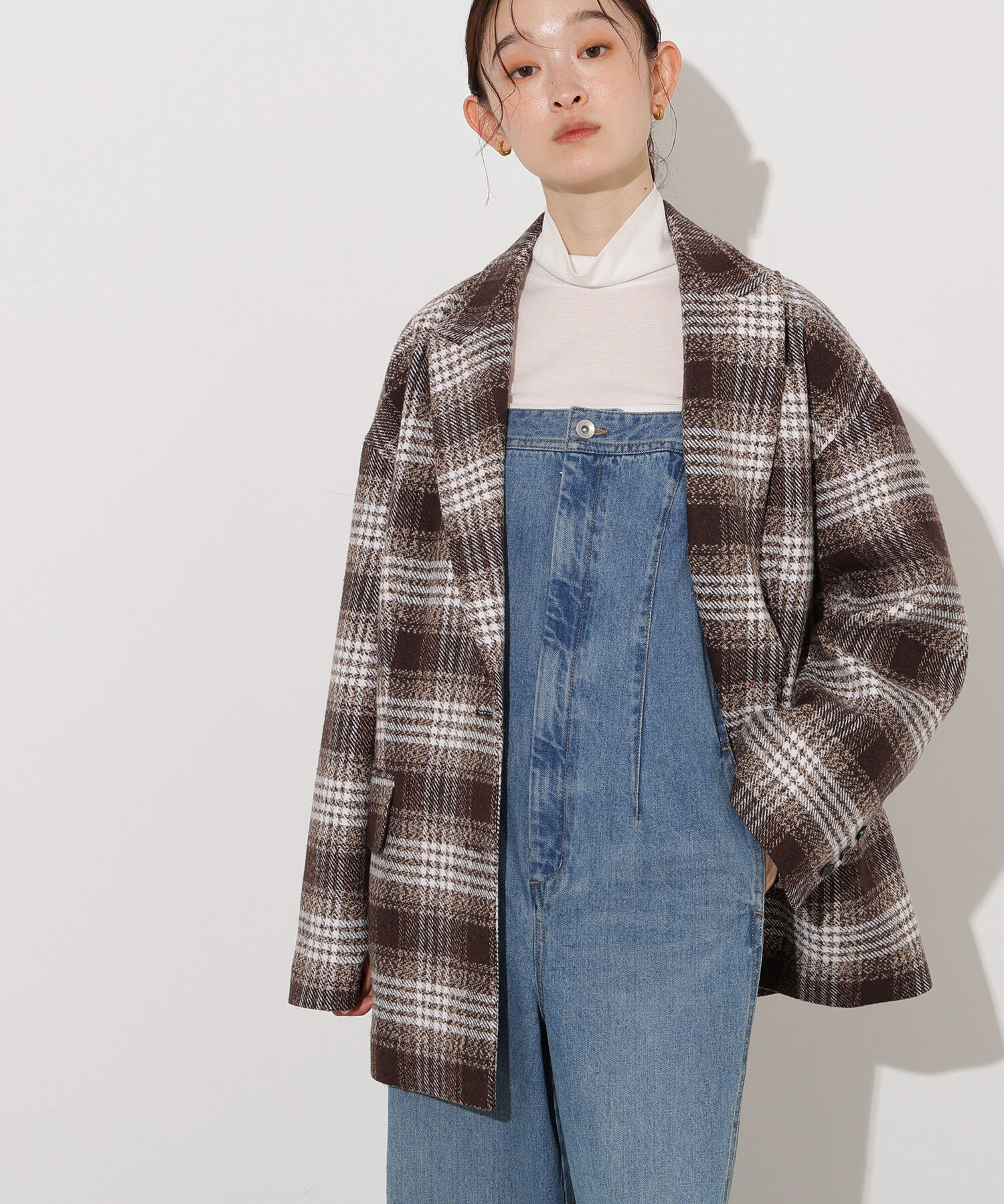  「オーバージャケットコート」|ブルゾン・スタジャン|