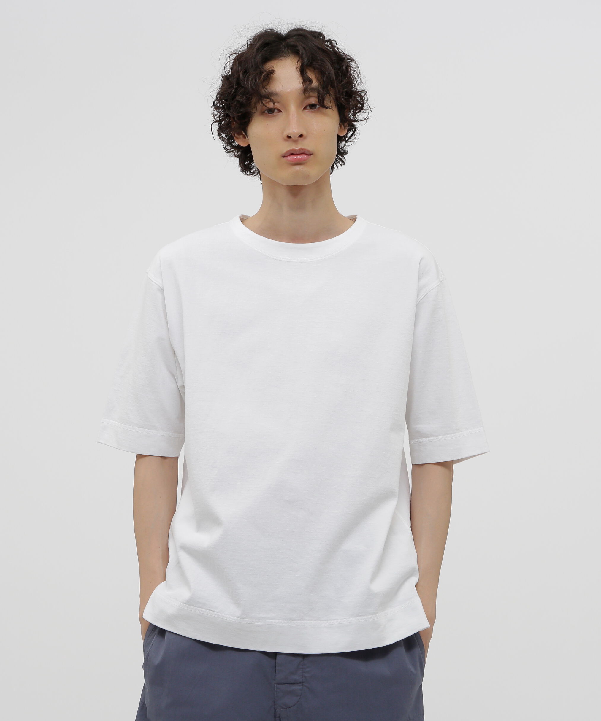 MHL.「DRY DENSED COTTON JERSEY」|Tシャツ・カットソー|WHITE