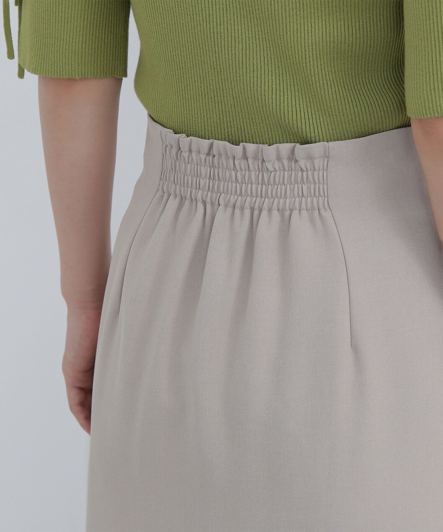  「フロントジップナロースカート」|スカート|