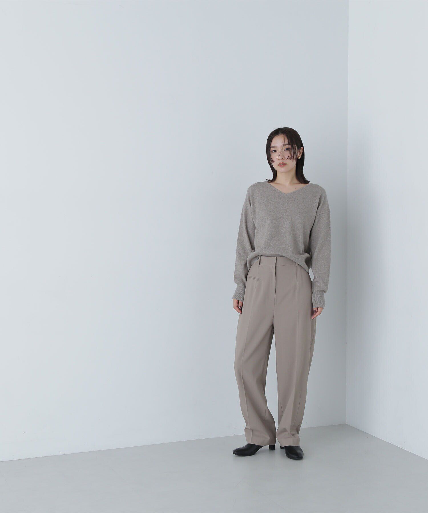  「スリムバレルラインパンツ」|その他|