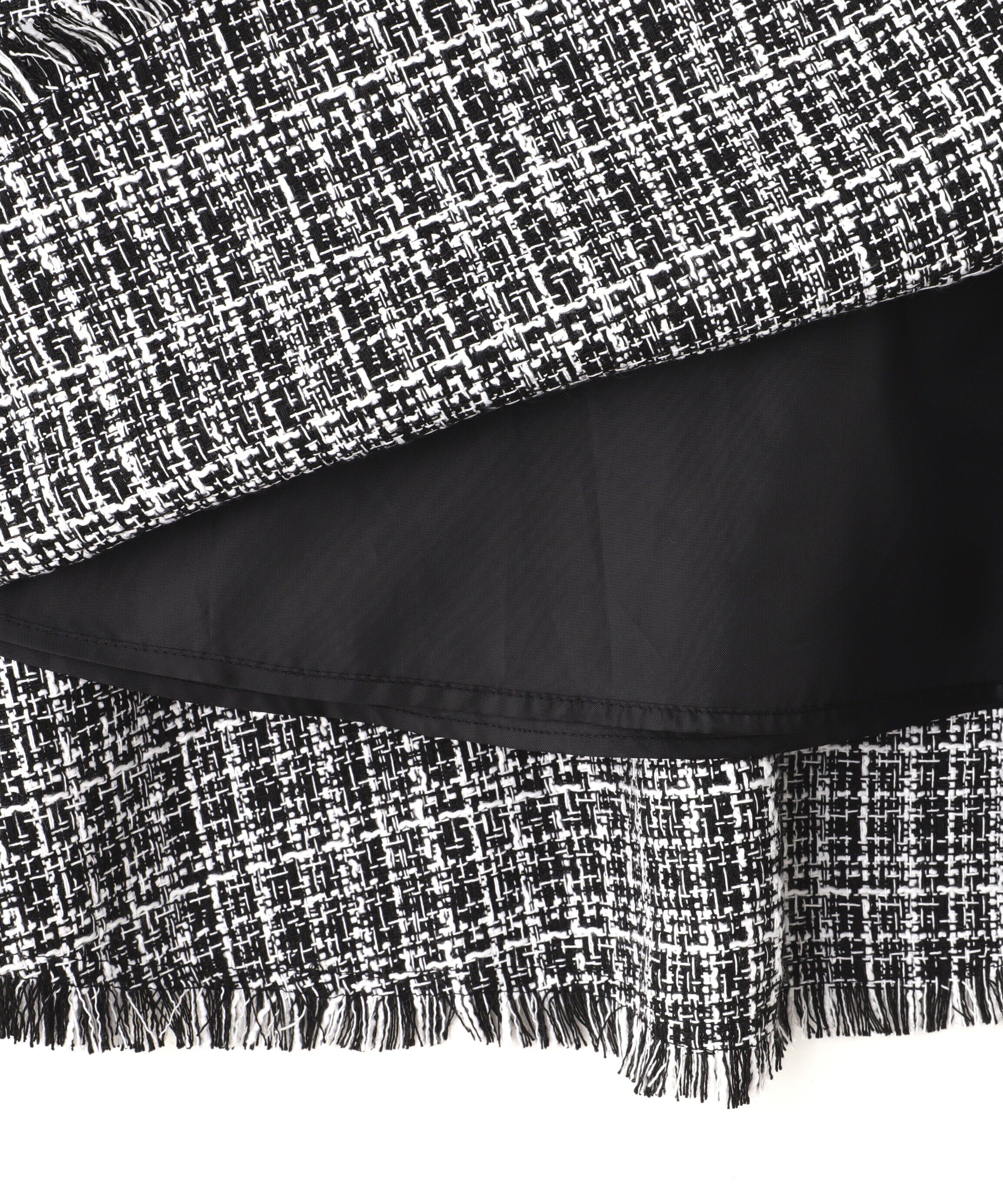  「エスカルゴツイードフリンジスカート」|スカート|