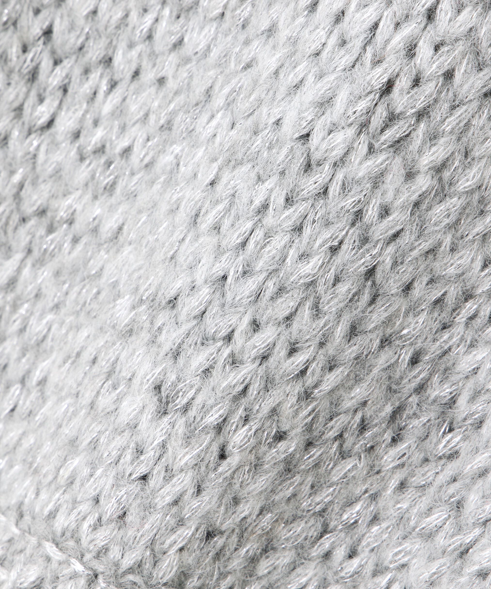  「ラメリリヤーンクロップドニット」|ニット・セーター|