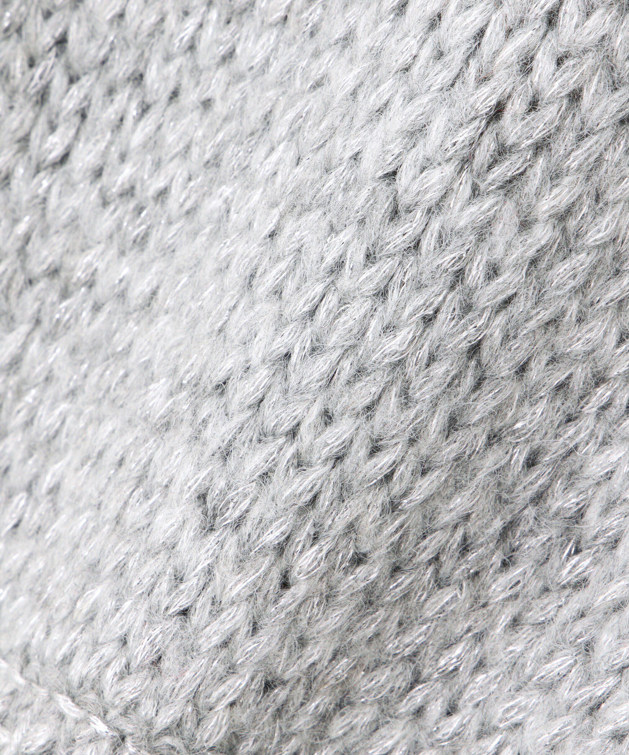  「ラメリリヤーンクロップドニット」|ニット・セーター|