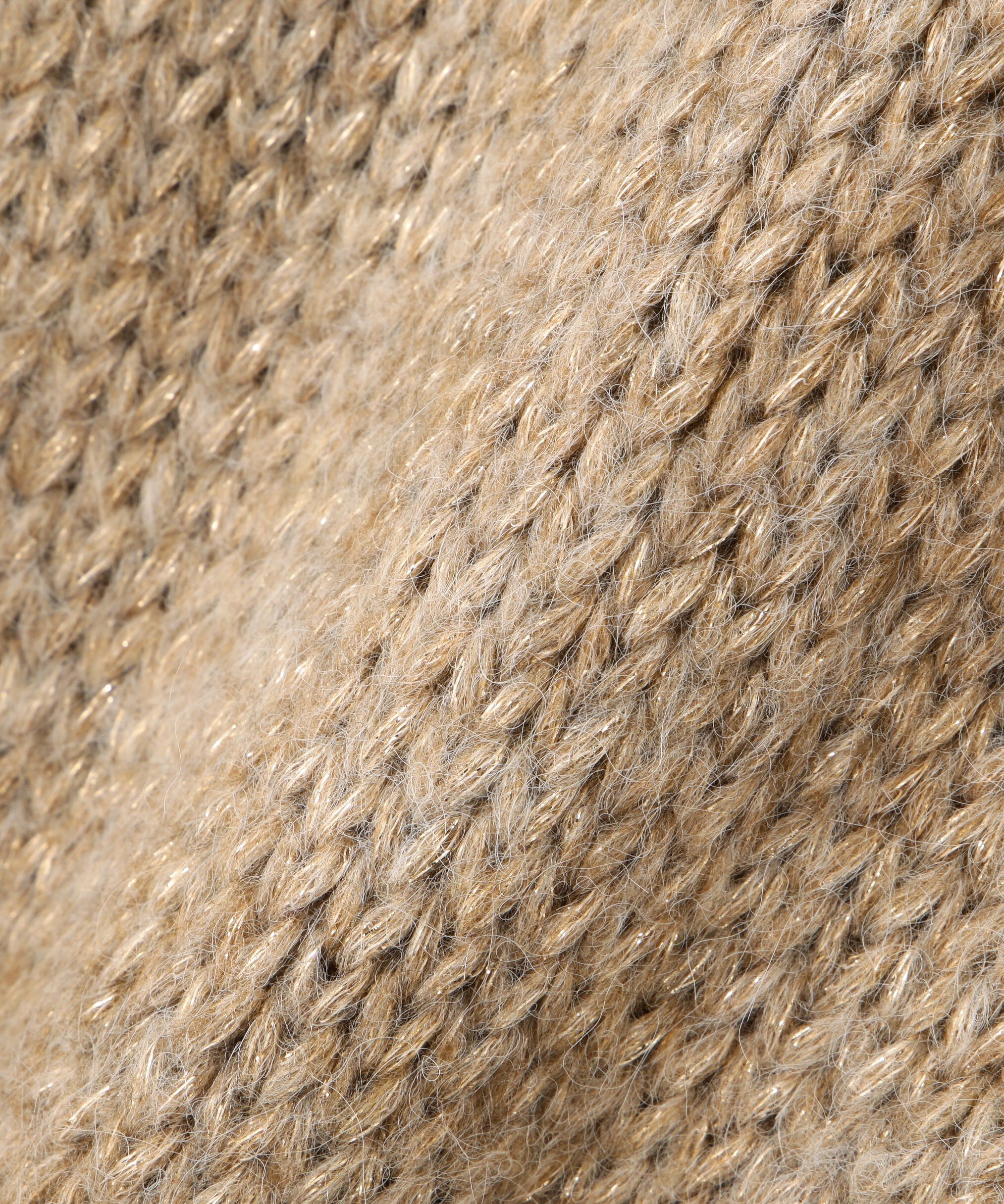  「ラメリリヤーンクロップドニット」|ニット・セーター|