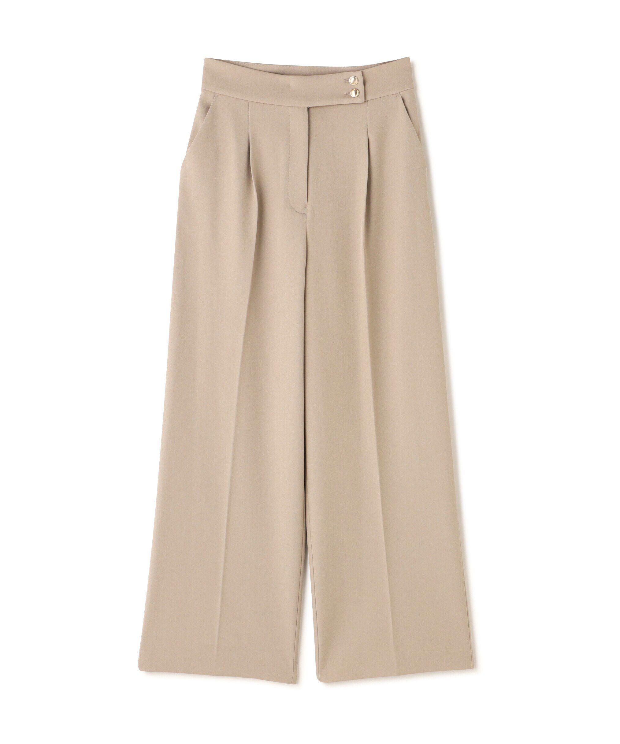  「メタルボタンタックワイドパンツ」|その他|